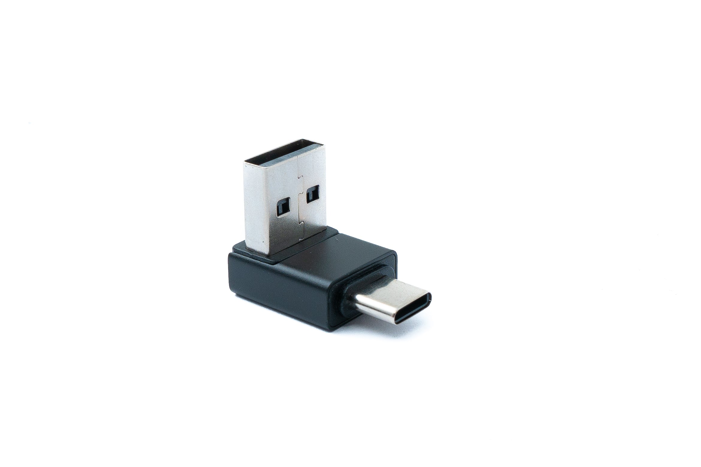 USB-Adapter Typ A Stecker zu 3.1 C Stecker gewinkelt schwarz 1,9 cm 85286394