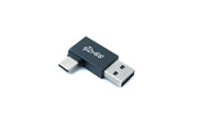 USB-Adapter Typ A Stecker zu Typ C Stecker gewinkelt schwarz 3,7 cm 85286396