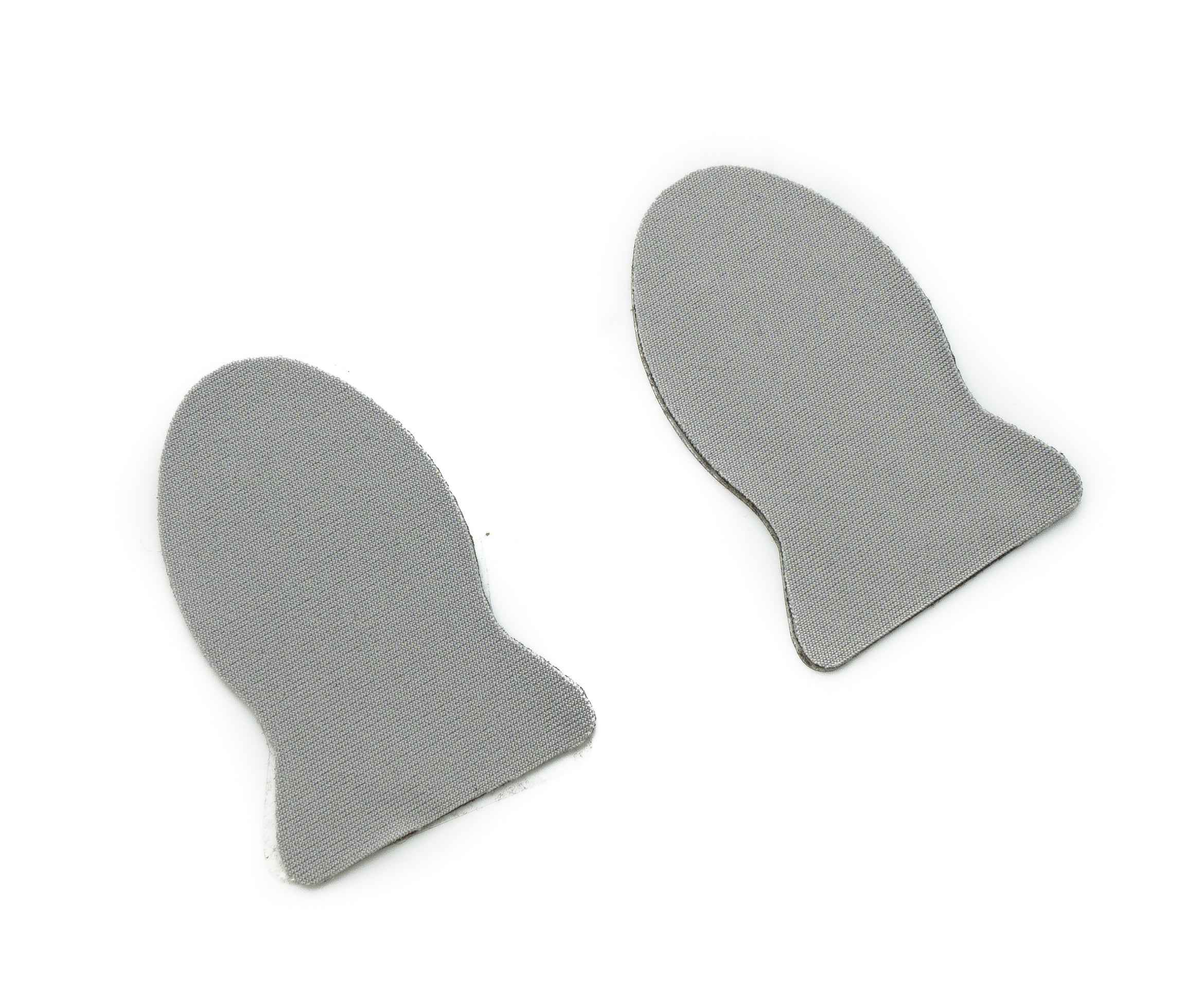 SYSTEM-S Anti Rutsch Daumen Finger Handschuhe Smartphones Touch Bildschirme Nylon in Grau