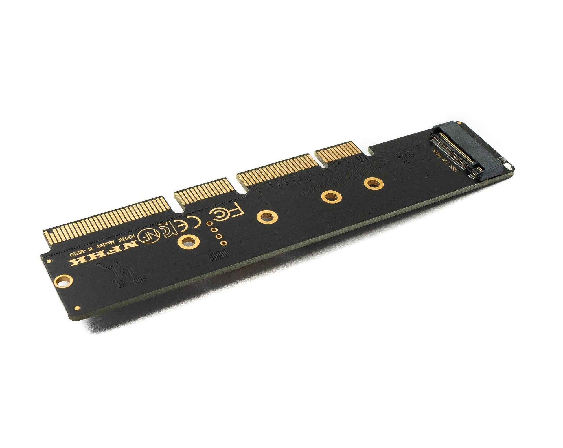 SYSTEM-S NGFF Adapter M.2 Key NVME AHCI SSD zu PCI E 3.0 35 cm Kabel für 110 80 mm SSD