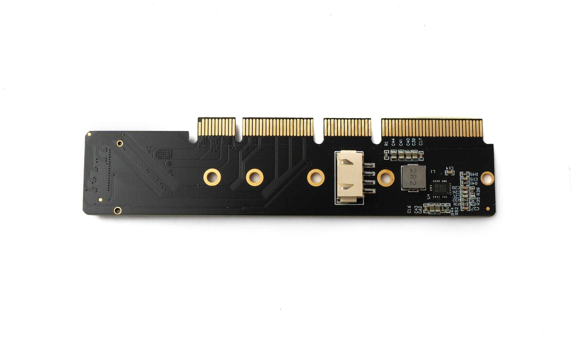SYSTEM-S NGFF Adapter M.2 Key NVME AHCI SSD zu PCI E 3.0 35 cm Kabel für 110 80 mm SSD