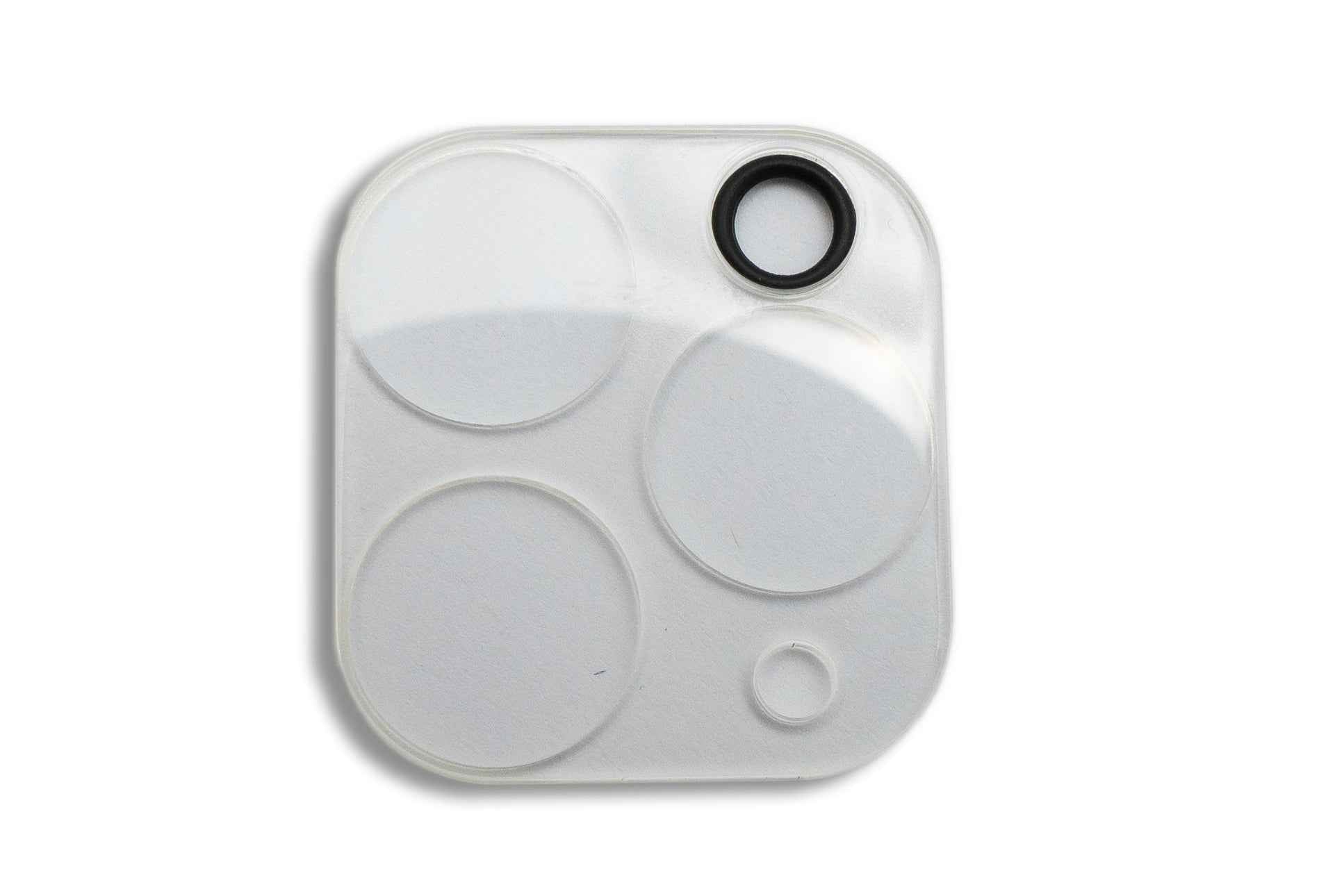 SYSTEM-S Kamera Schutz Linse Objektiv Abdeckung transparent Glas für iPhone 11 Pro + Max