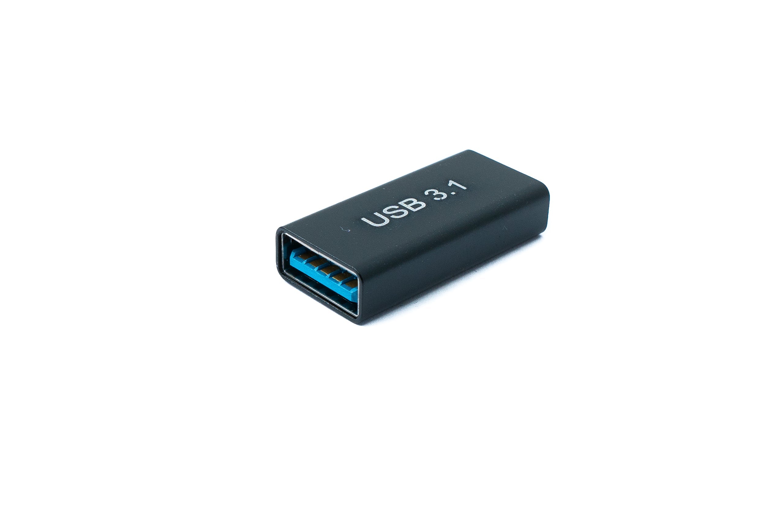 USB-Adapter USB-C auf USB-A 3.1 5 Gbit/s schwarz 3,1 cm 85286192 | System-S