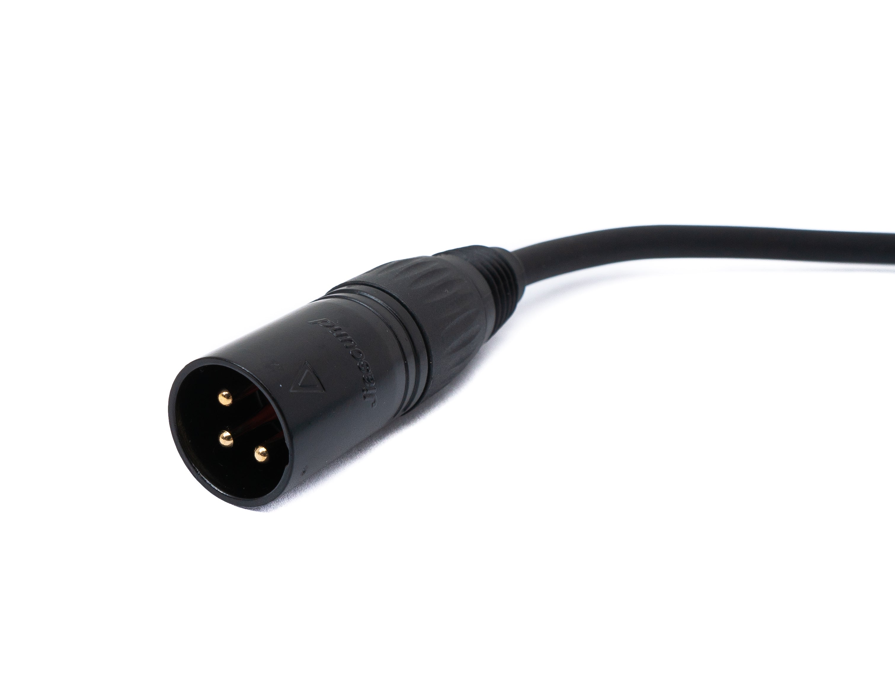 Audio-Kabel XLR 3-polig Stecker auf Buchse 5 m schwarz | System-S