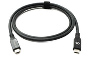 SYSTEM-S USB4 USB 100 cm Kabel Typ C Stecker zu Stecker 40 Gbit/s 240 W USB 4.0 Kabel