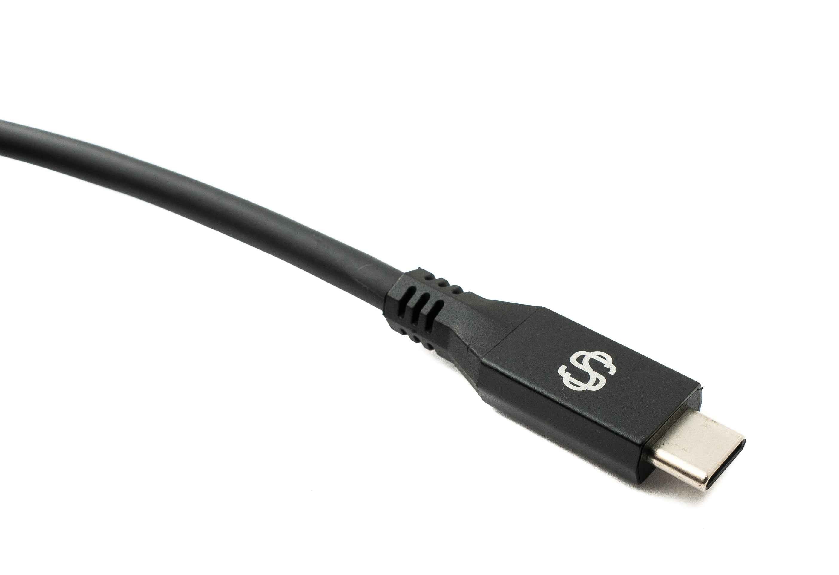 SYSTEM-S USB4 USB 100 cm Kabel Typ C Stecker zu Stecker 40 Gbit/s 240 W USB 4.0 Kabel