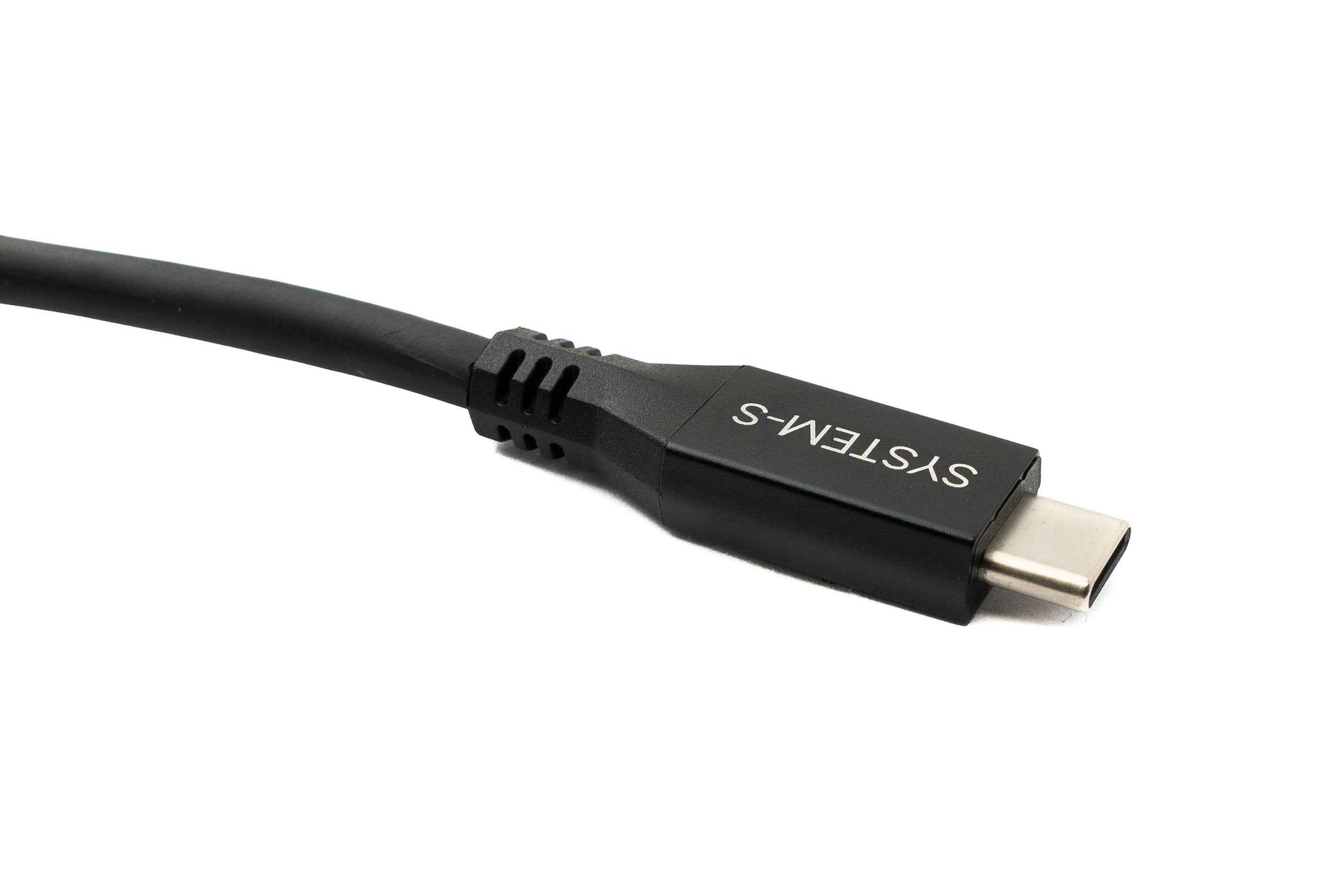 SYSTEM-S USB4 USB 200 cm Kabel Typ C Stecker zu Stecker 40 Gbit/s 240 W USB 4.0 Kabel