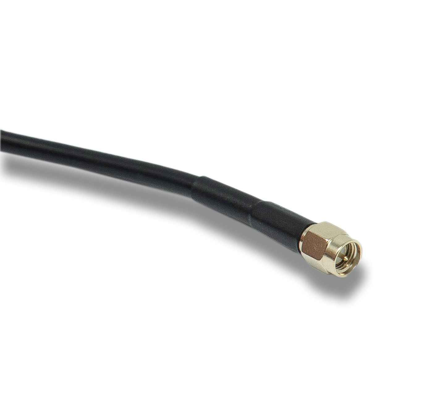 SYSTEM-S Koaxial Kabel 60 cm RG58 Stecker zu Stecker RG58C/U SMA