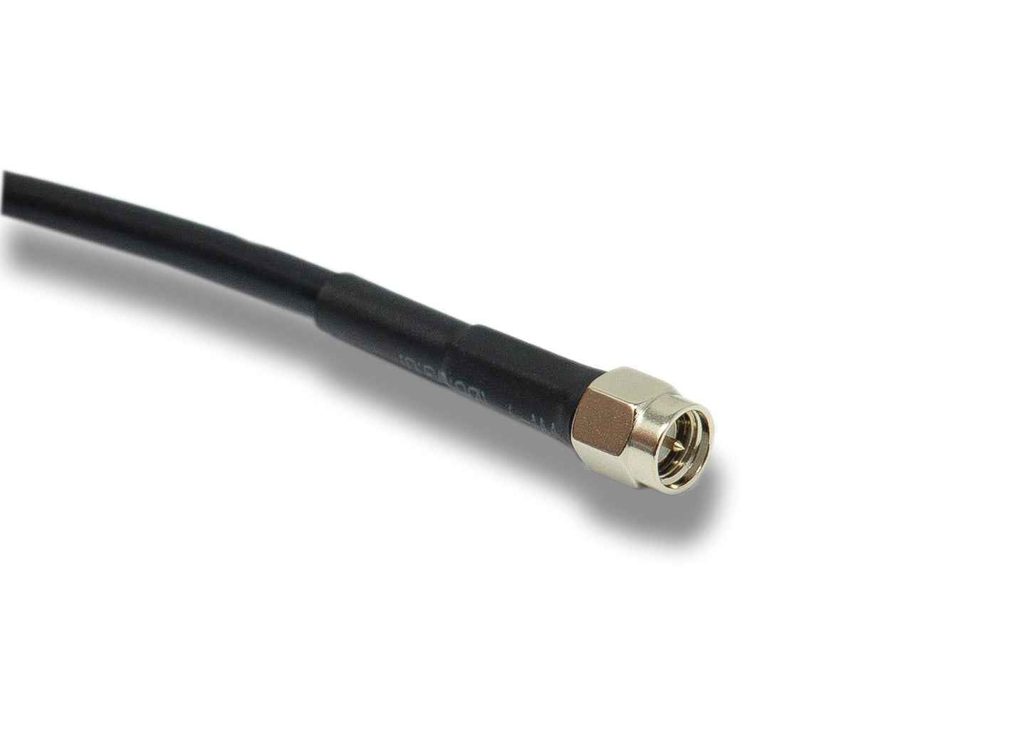 SYSTEM-S Koaxial Kabel 60 cm RG58 Stecker zu Stecker RG58C/U SMA