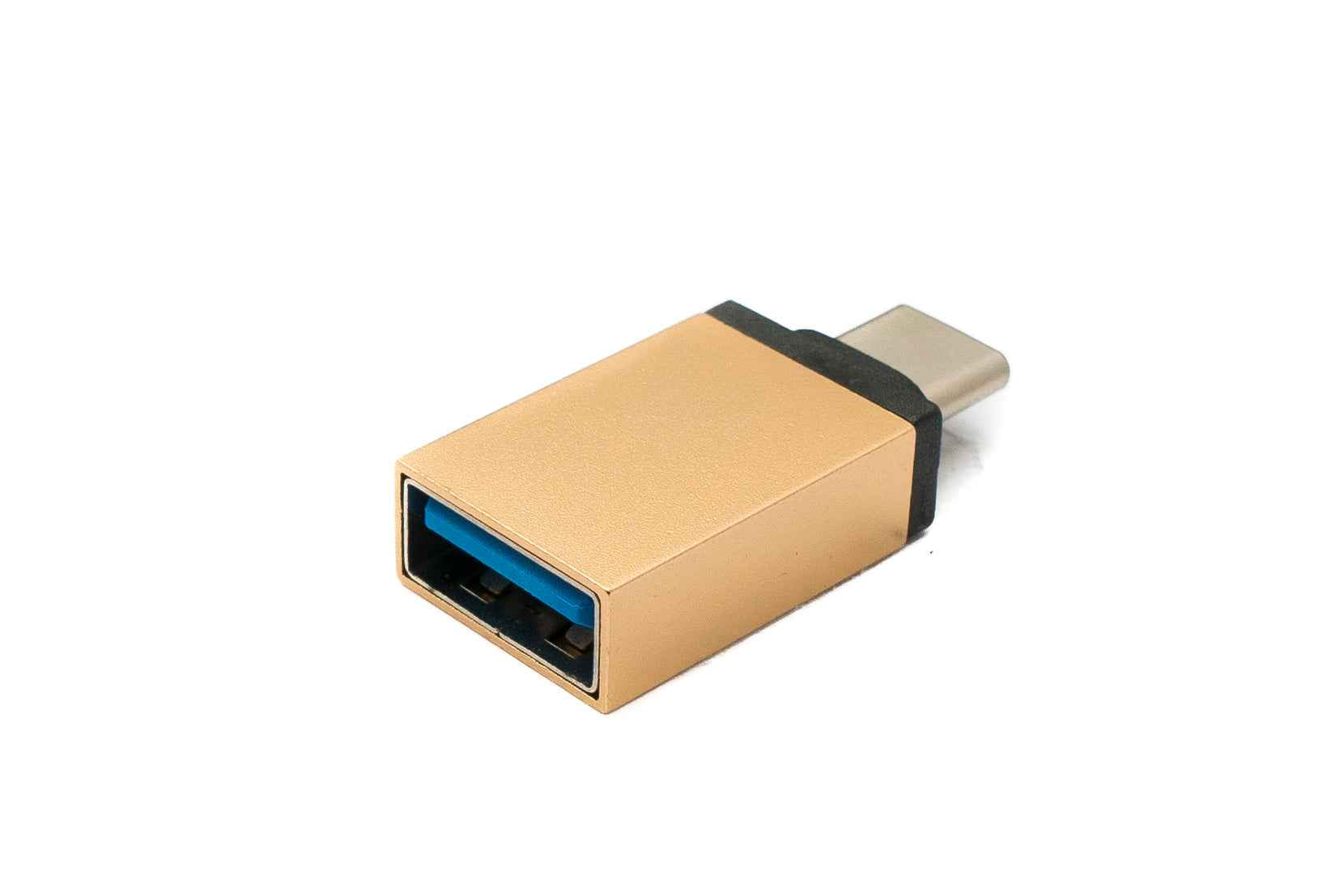 SYSTEM-S USB 3.1 Adapter Typ C Stecker zu 3.0 A Buchse 5 Gbit/s in Rosa Gelb