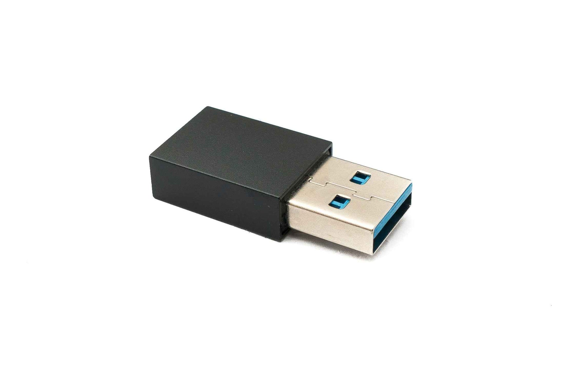 SYSTEM-S USB 3.1 Adapter Typ C Buchse zu 3.0 A Stecker 5 Gbit/s 100W in Schwarz