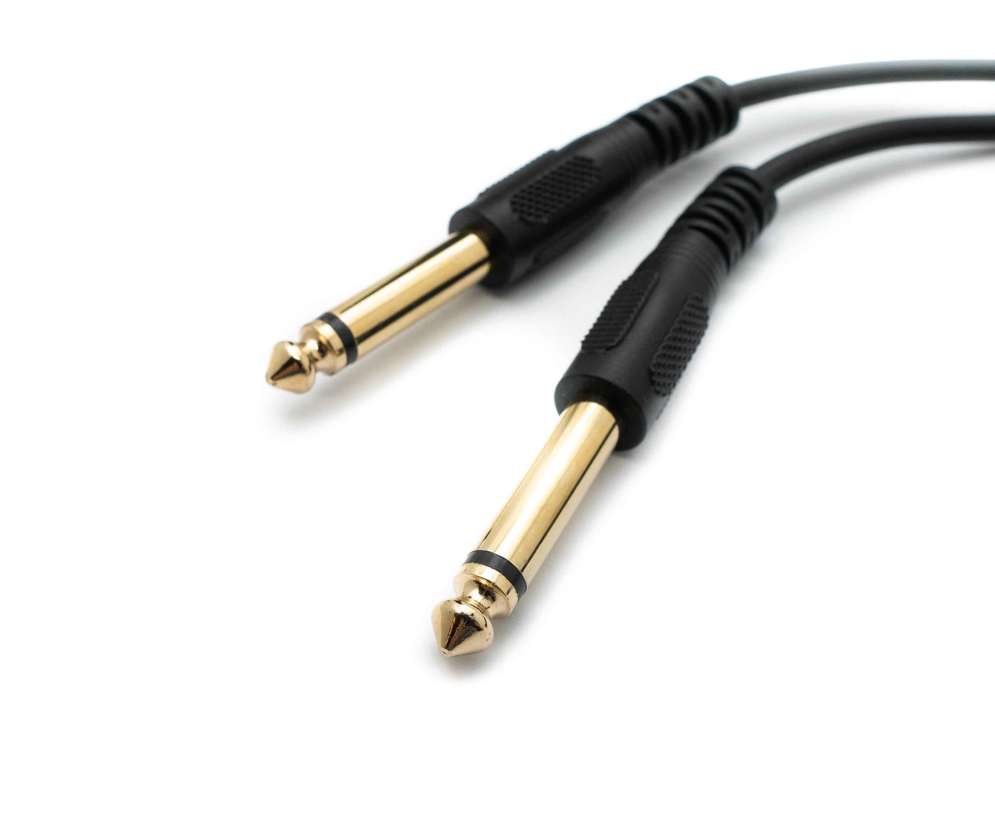 SYSTEM-S Audio Y Kabel 150cm 6,35 mm Stereo AUX Klinke Stecker & Stecker zu 3,5 mm Stecker