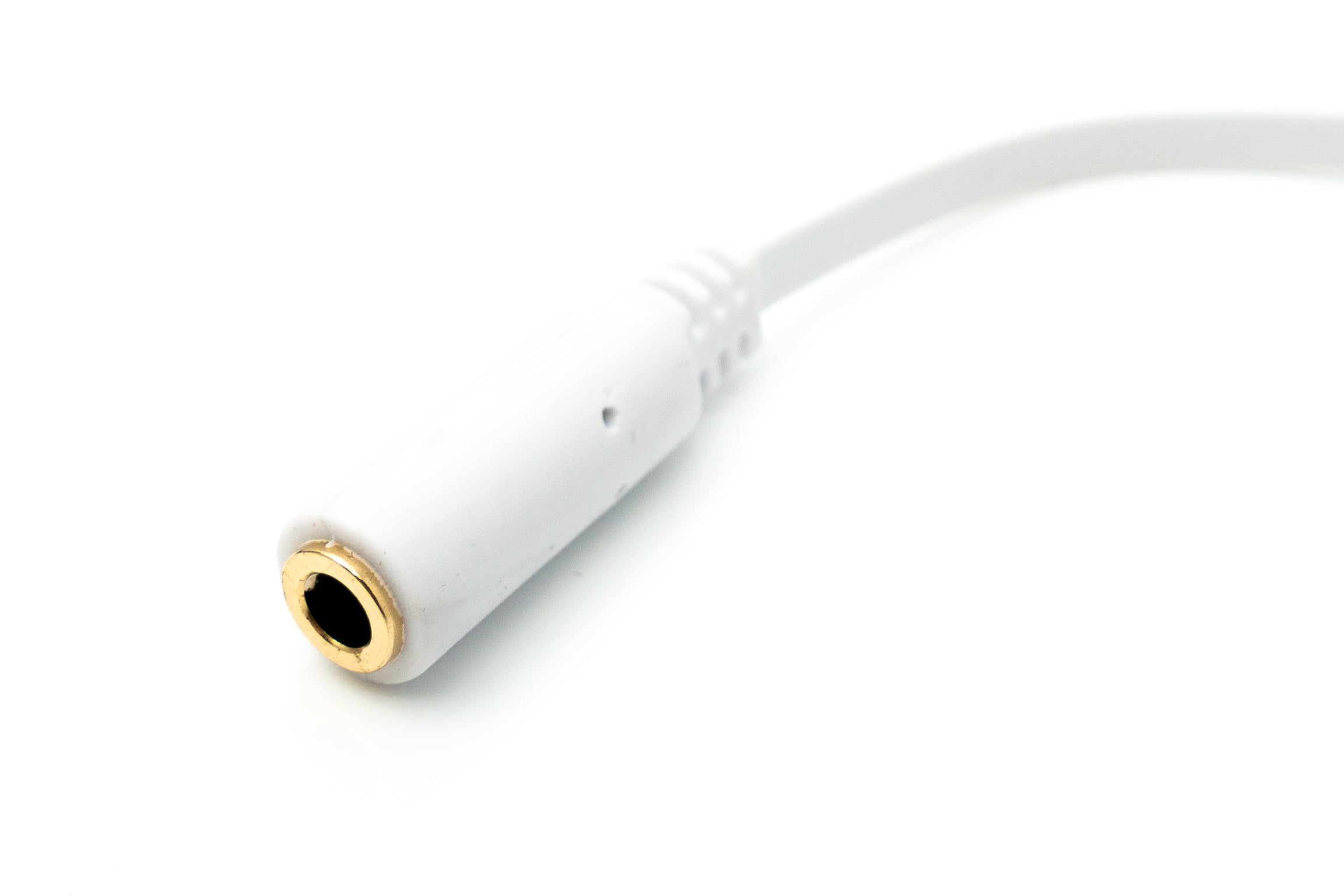 Audiokabel 3,5 mm Klinke Stereo 15 cm flach weiß 81546941 | System-S