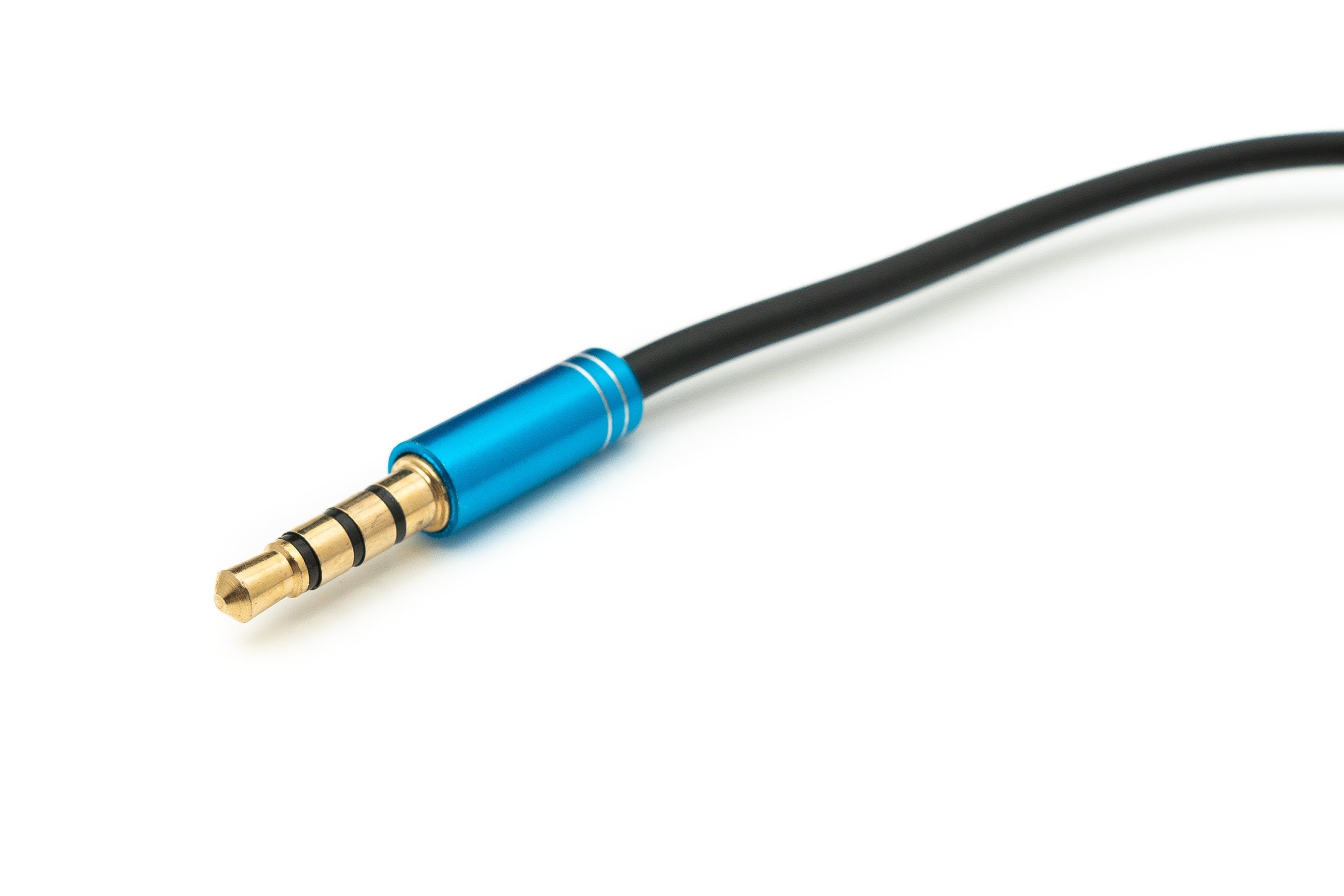Audio Y Kabel 30 cm Stereo AUX Klinke 3,5 mm Stecker zu 2x Buchse Schwarz