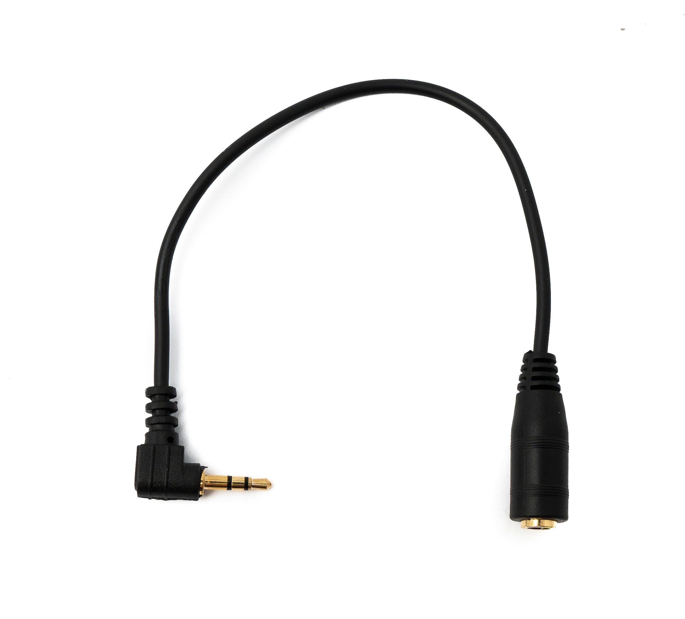 Audio Kabel 15 cm Stereo AUX Klinke 2,5 mm Stecker zu 3,5 mm Buchse Winkel