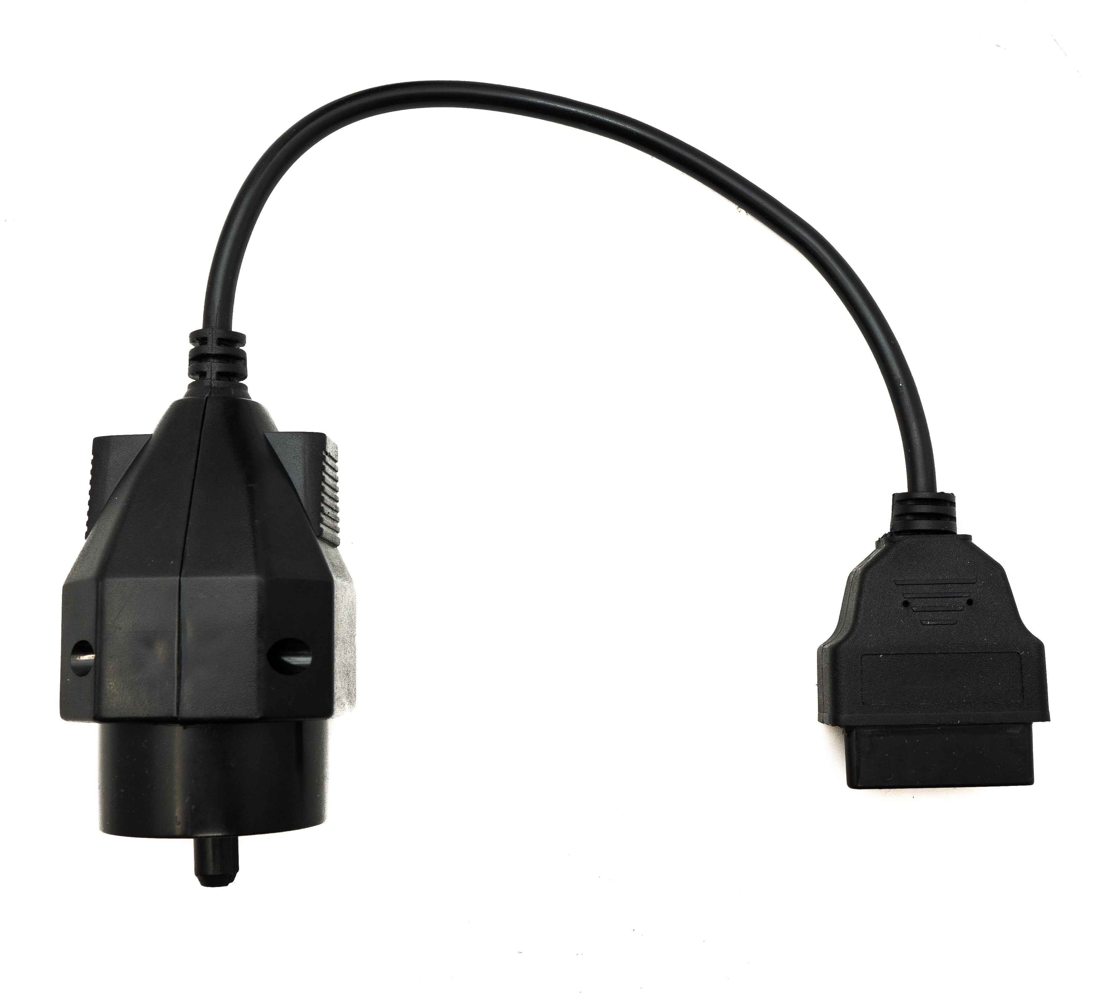 SYSTEM-S OBD Kabel 35 cm OBD 2 Buchse für BMW 20pin in Schwarz für Auto Diagnose