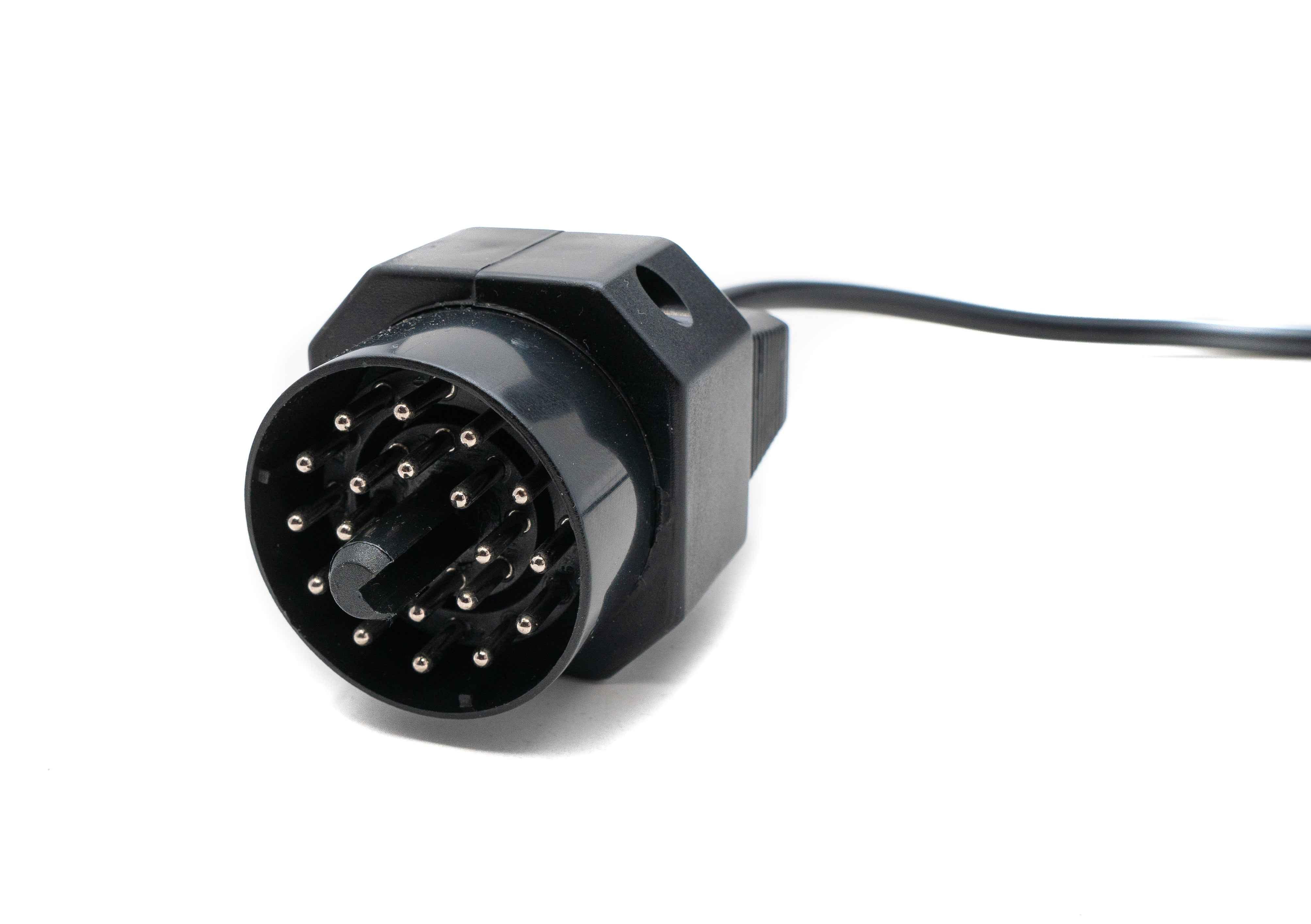 SYSTEM-S OBD Kabel 35 cm OBD 2 Buchse für BMW 20pin in Schwarz für Auto Diagnose