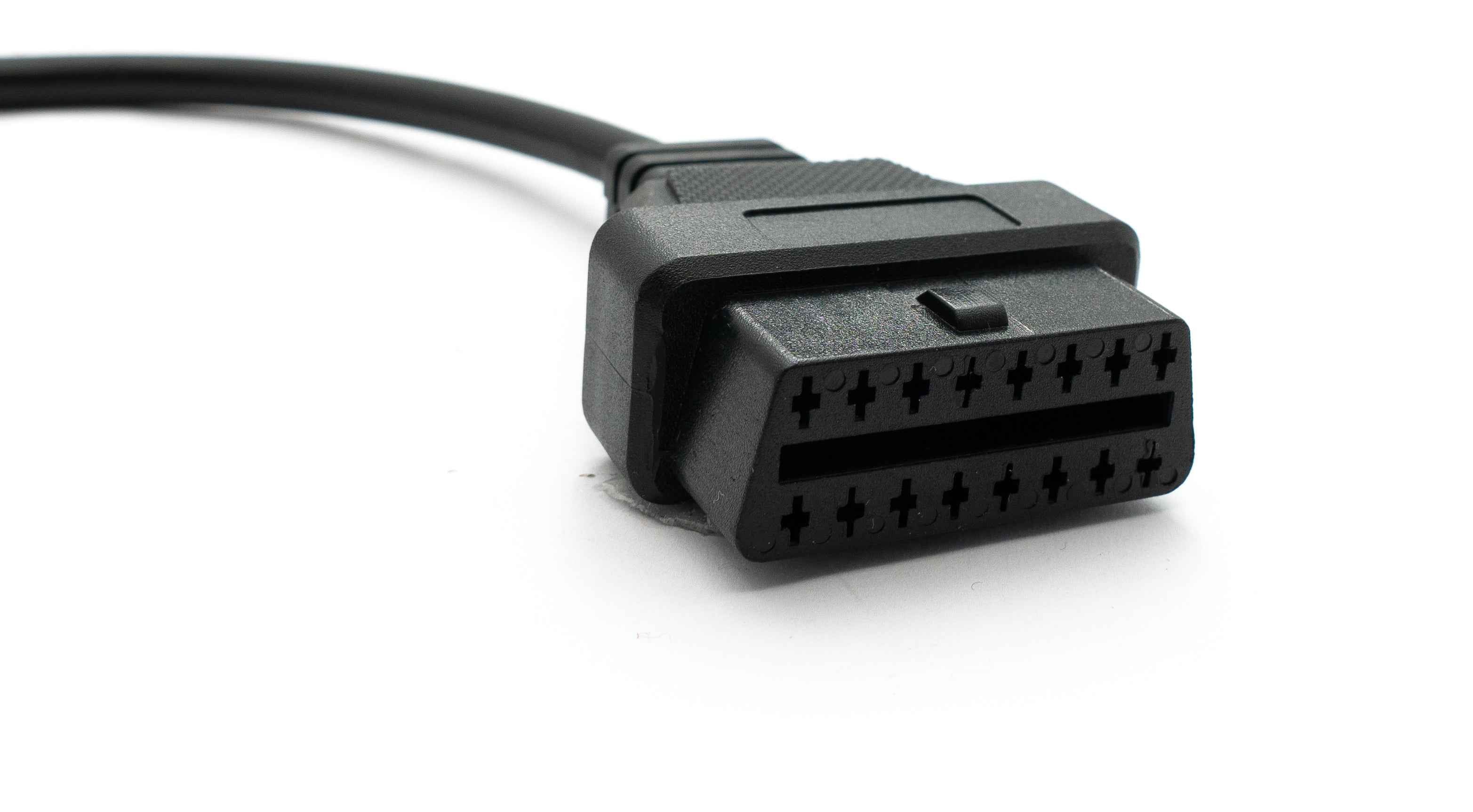 SYSTEM-S OBD Kabel 30 cm OBD 2 Buchse für Honda 3pin in Schwarz für Auto Diagnose