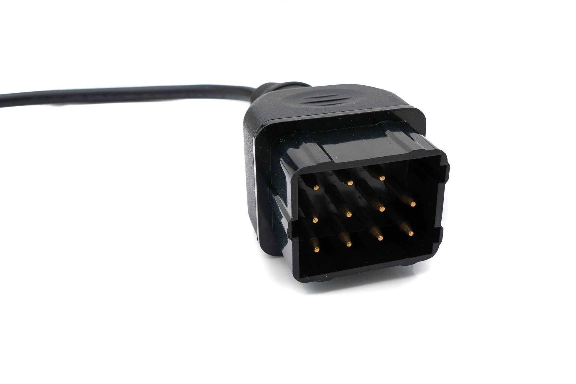 SYSTEM-S OBD Kabel 40 cm OBD 2 Buchse für Renault 12pin in Schwarz für Auto Diagnose