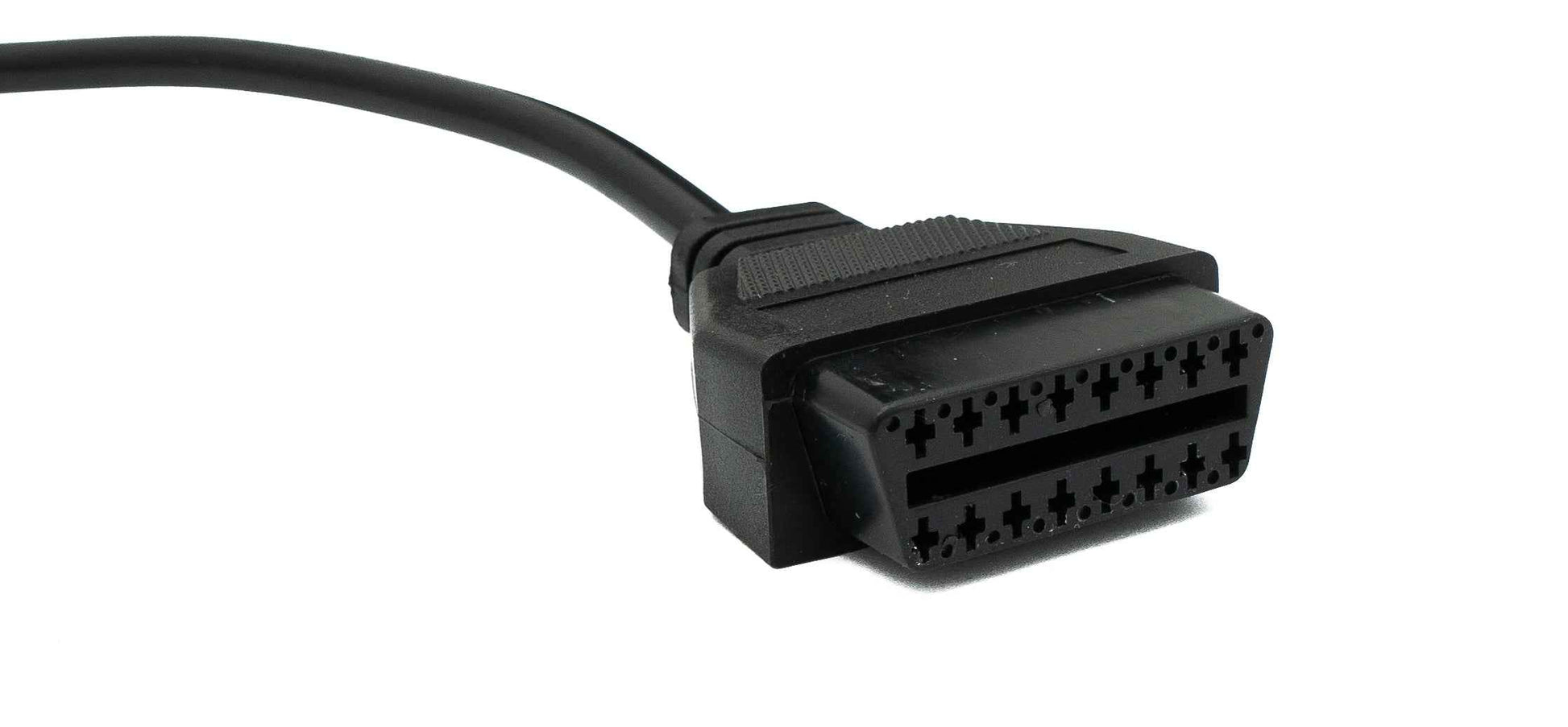 SYSTEM-S OBD Kabel 30 cm OBD 2 Buchse für Opel 10pin in Schwarz für Auto Diagnose