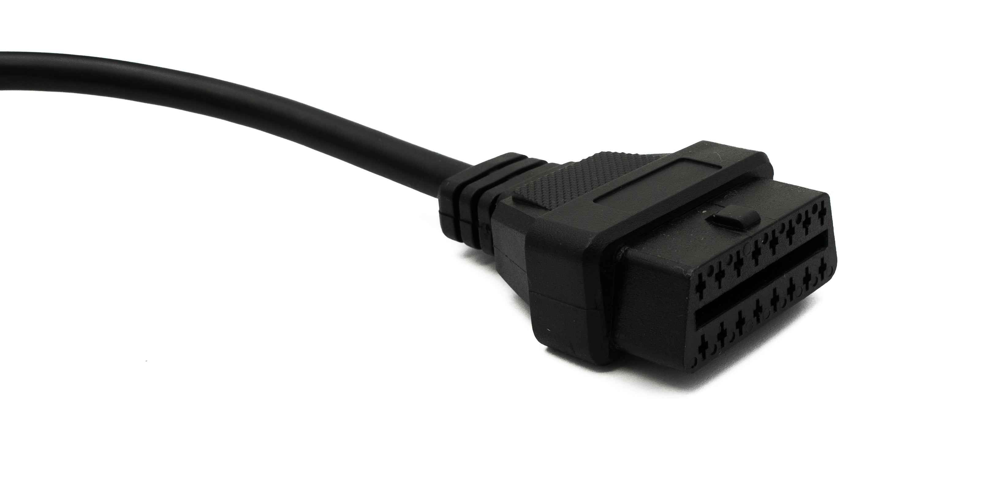 SYSTEM-S OBD Kabel 20 cm OBD 2 Buchse für Toyota 22pin in Schwarz Adapter Auto Diagnose