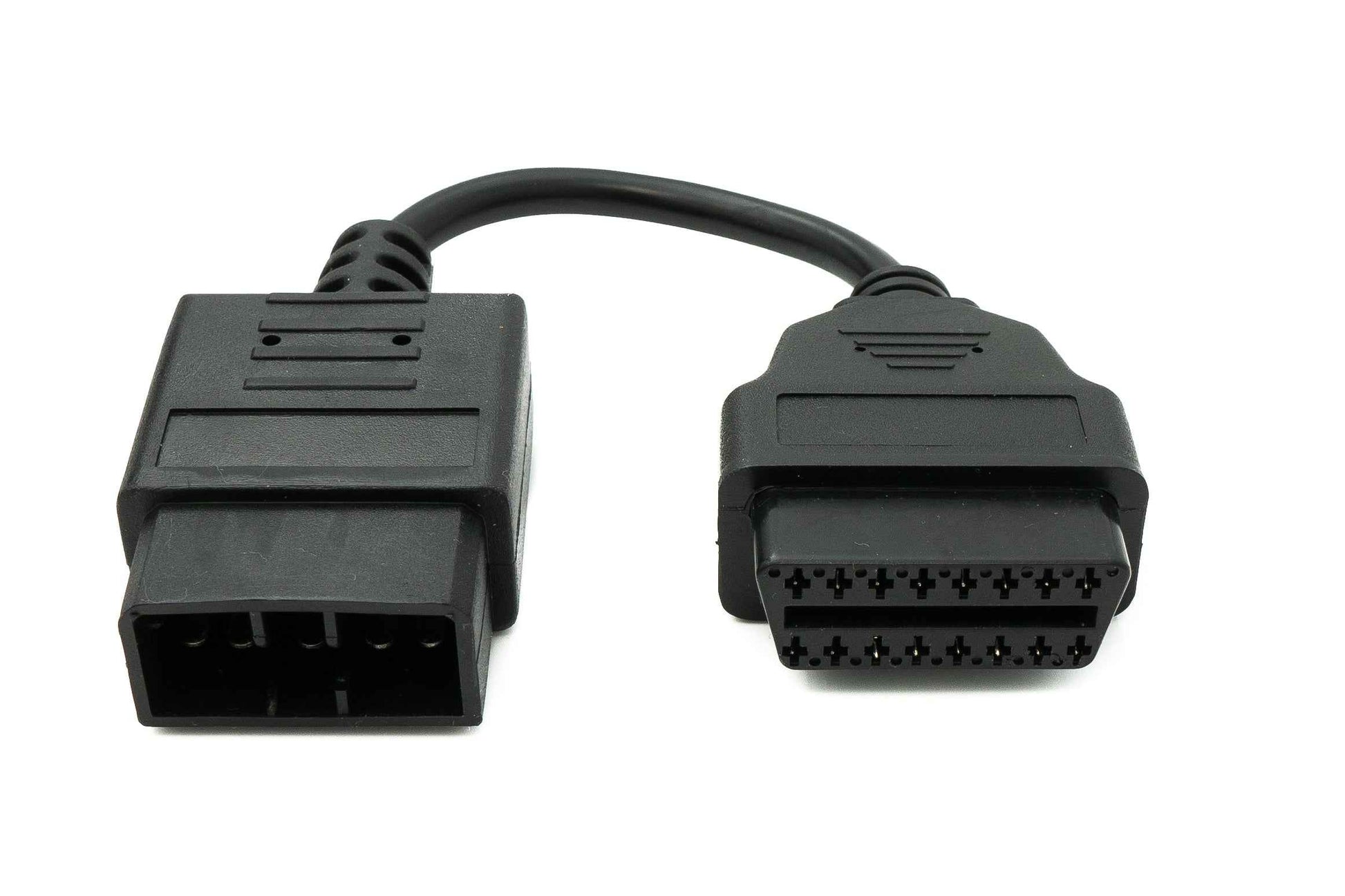 SYSTEM-S OBD Kabel 10 cm OBD 2 Buchse für Subaru 9pin in Schwarz für Auto Diagnose
