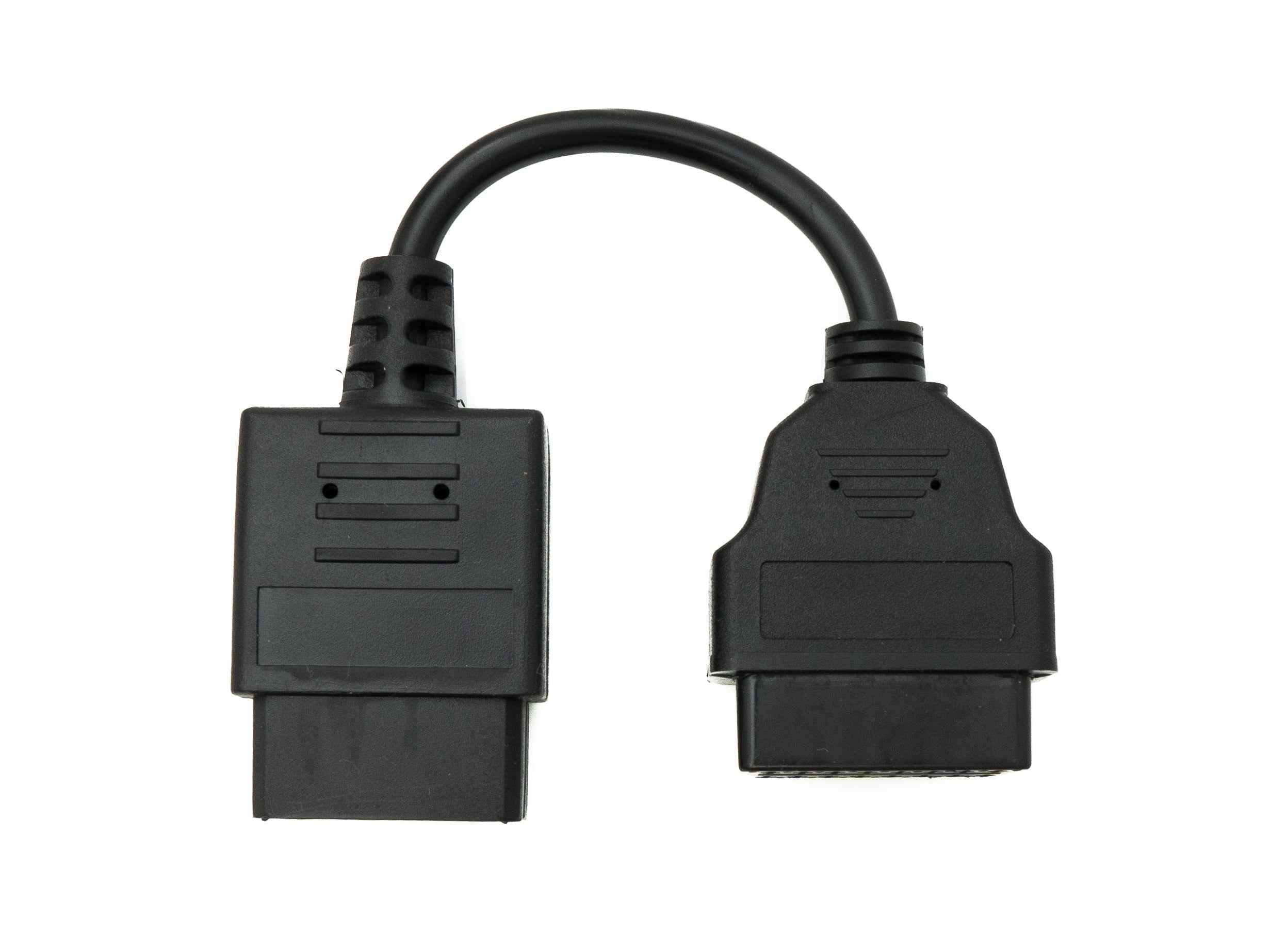 SYSTEM-S OBD Kabel 10 cm OBD 2 Buchse für Subaru 9pin in Schwarz für Auto Diagnose