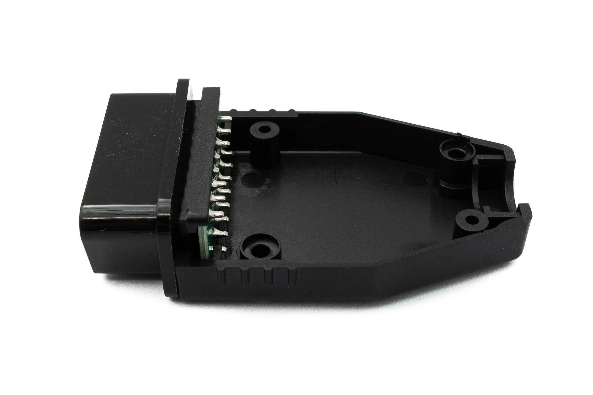 SYSTEM-S OBD Adapter OBD 2 16 pin Stecker Anschluss Kabel in Schwarz für Auto Diagnose