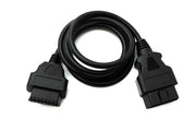 SYSTEM-S OBD Kabel 150 cm OBD 2 16pin J1962M Stecker zu J1962F Buchse für Auto Diagnose