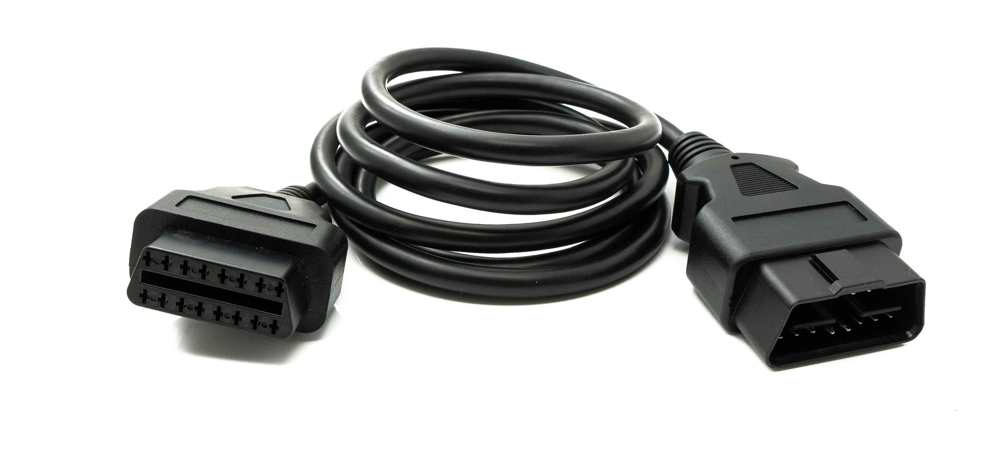 SYSTEM-S OBD Kabel 150 cm OBD 2 16pin J1962M Stecker zu J1962F Buchse für Auto Diagnose