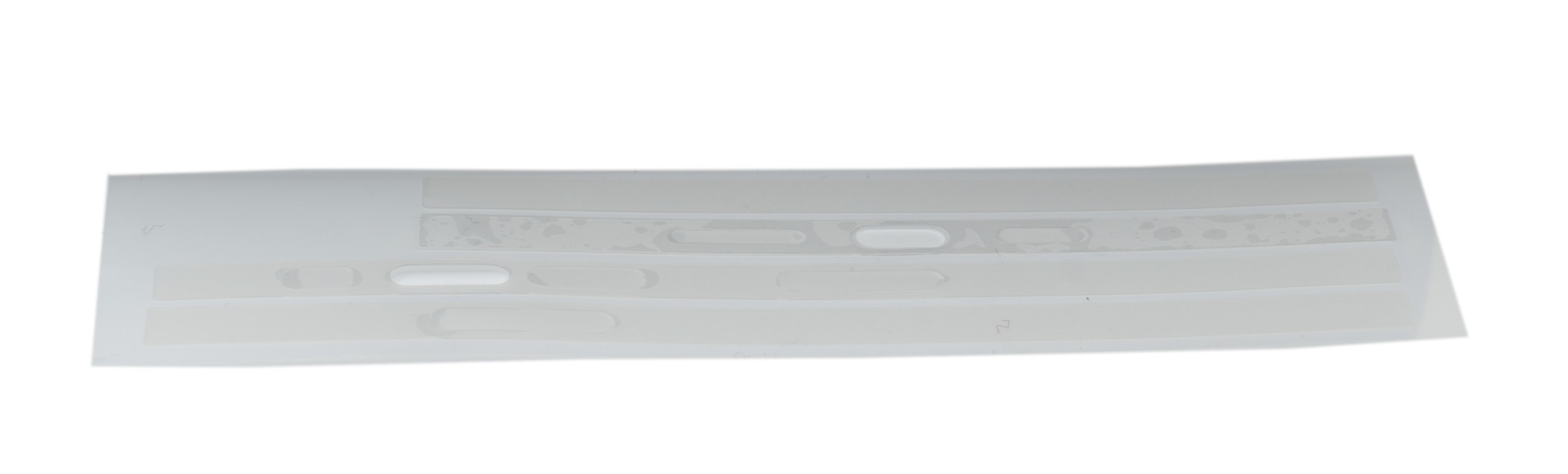 Rahmen Schutz Folie Milchglas für iPhone 12 Pro Max transparent | System-S