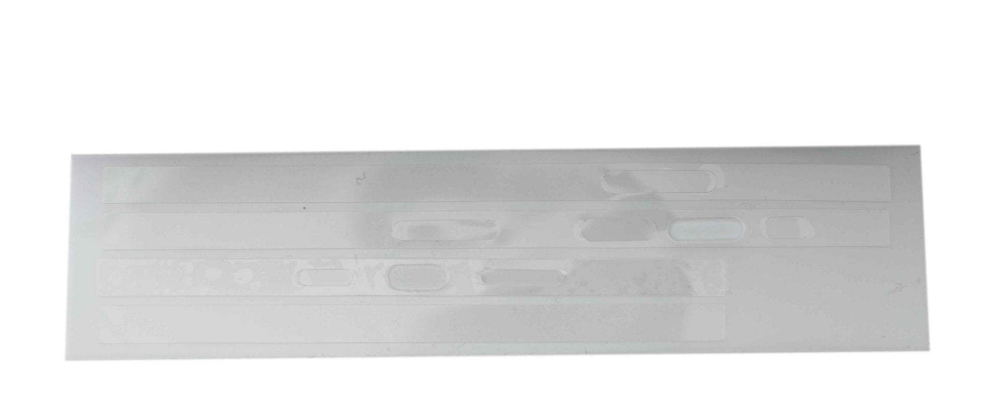 SYSTEM-S Rahmen Schutz Folie Rand Abdeckung Milchglasfolie für iPhone 12 Pro Max