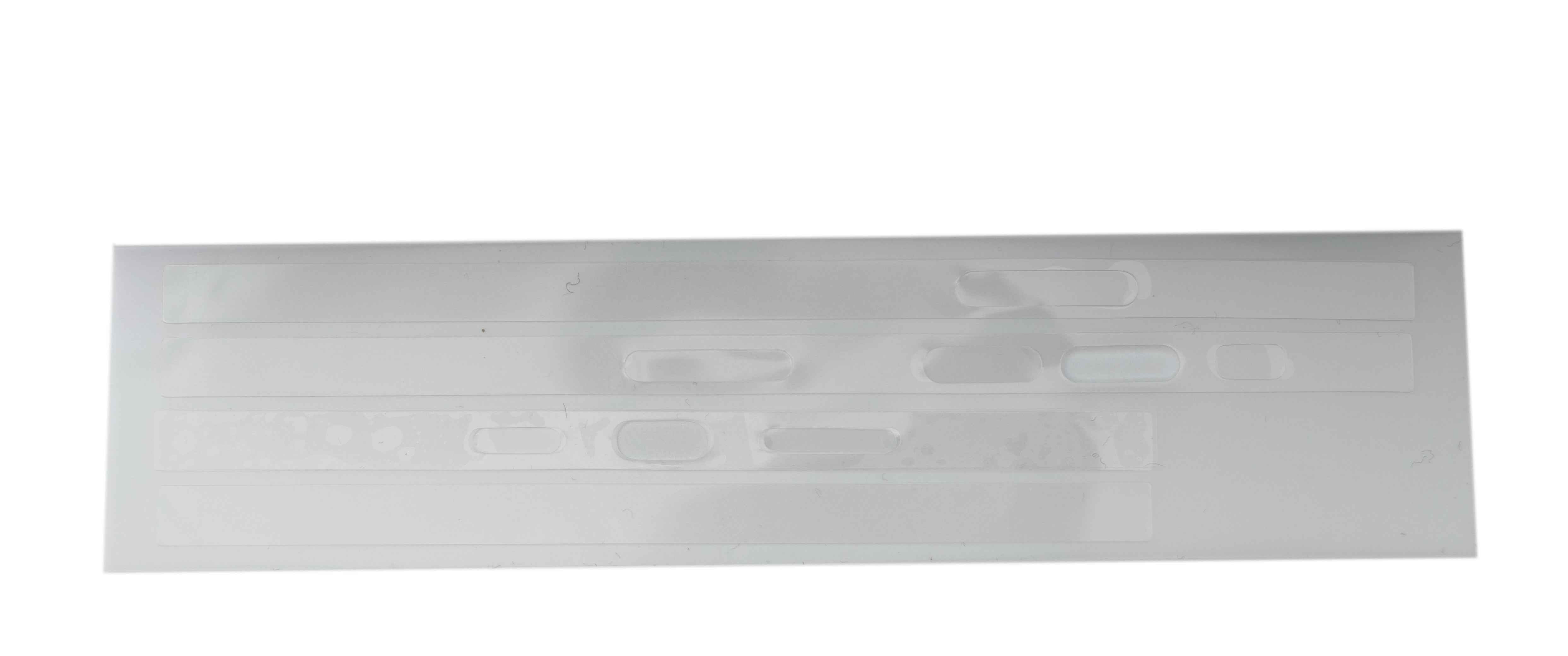SYSTEM-S Rahmen Schutz Folie Rand Abdeckung Milchglasfolie für iPhone 12 Pro Max