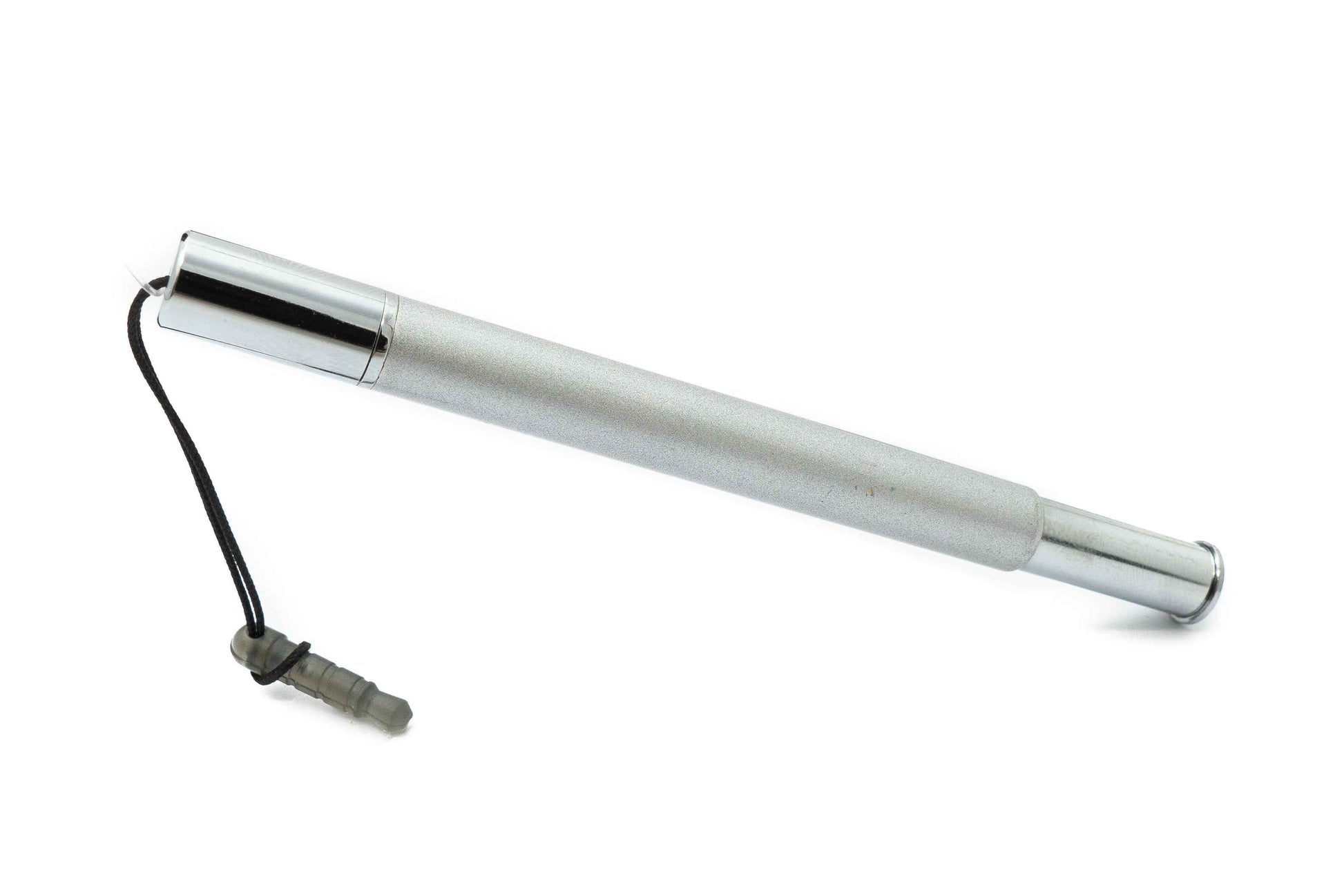 SYSTEM-S Touchpen Stylus aus Aluminium in Grau für Tablet Smartphone Laptop Surface