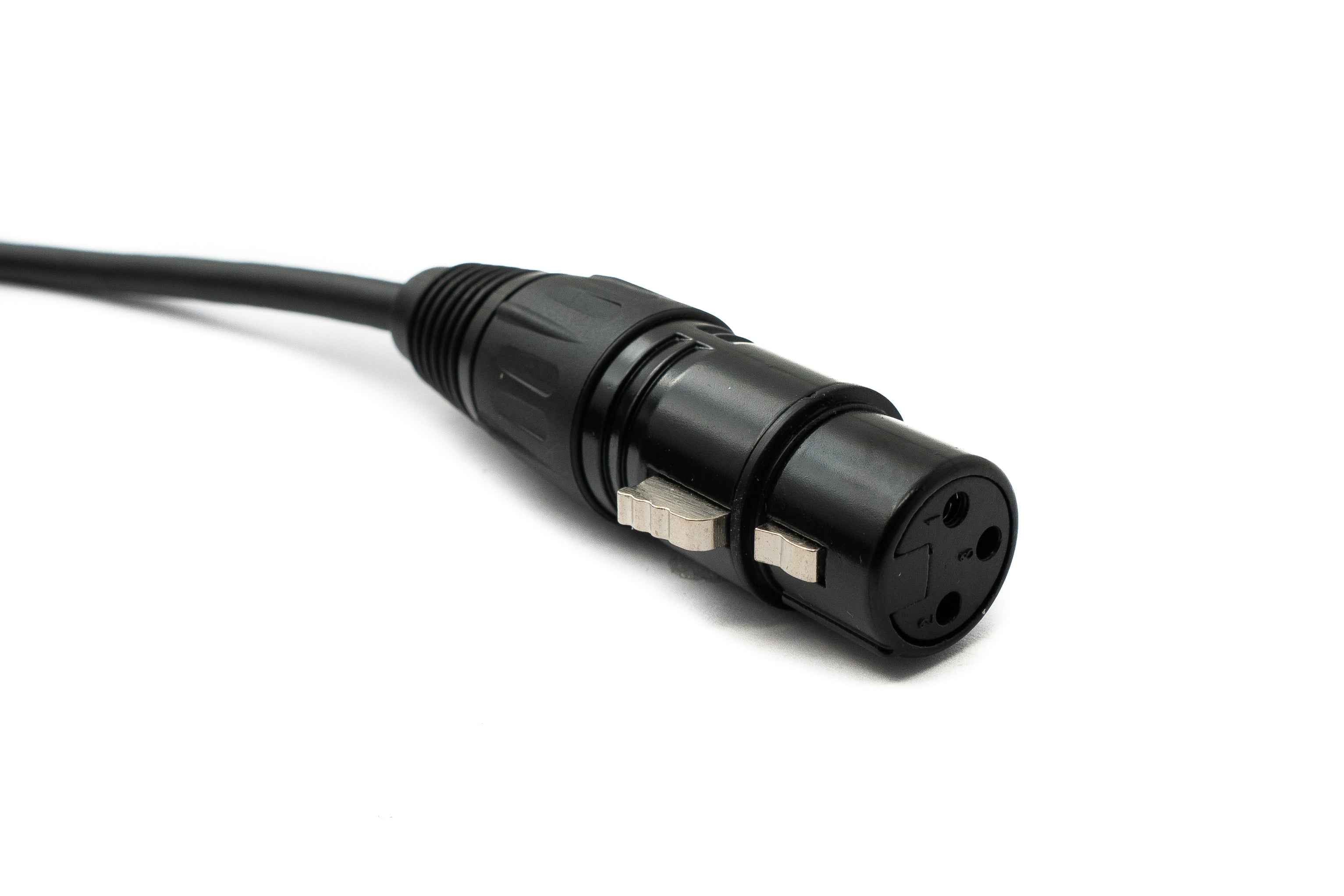 SYSTEM-S Audio Kabel 5 m XLR 3 polig Buchse zu 6.35 mm Klinke Stecker AUX