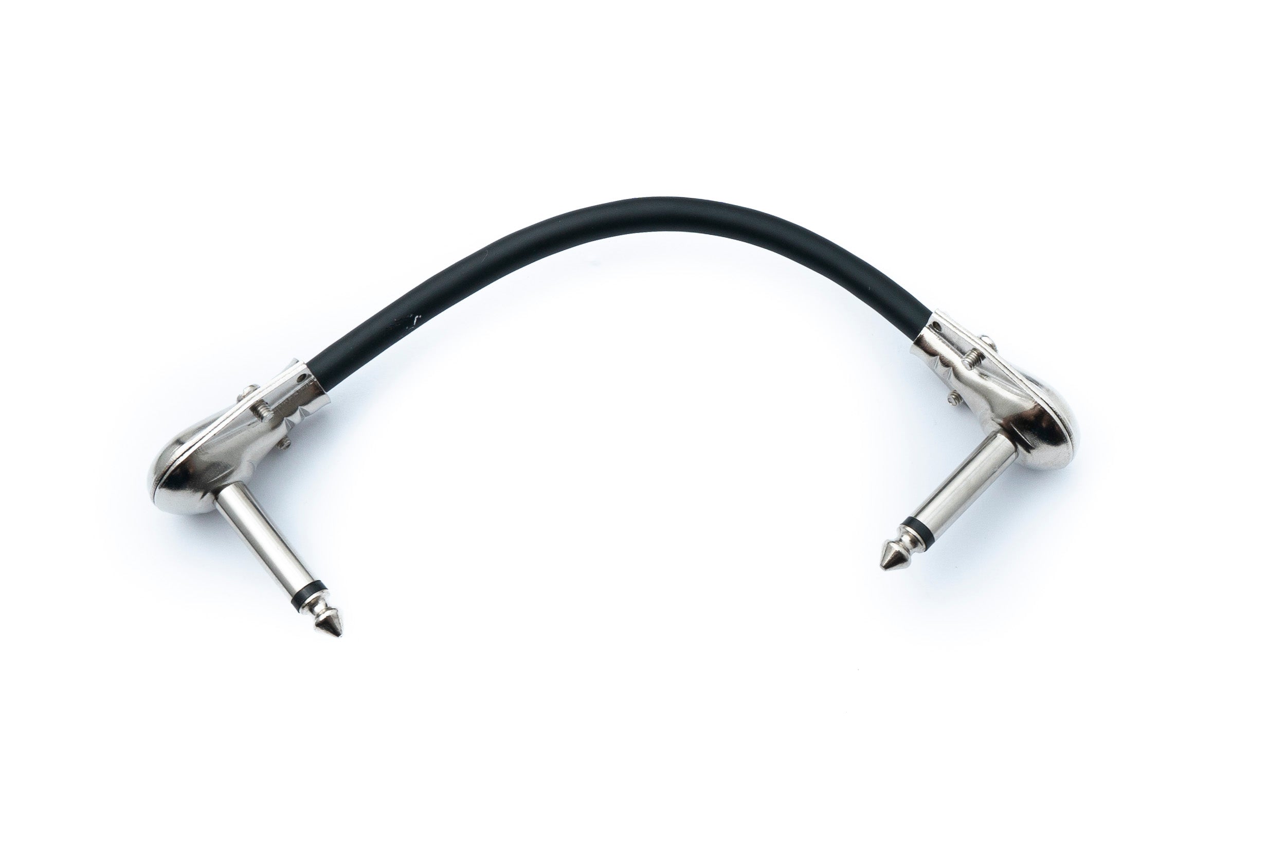 Audiokabel Klinke 6,35 mm 15 cm gewinkelt schwarz 2-polig TS 87212368 | System-S