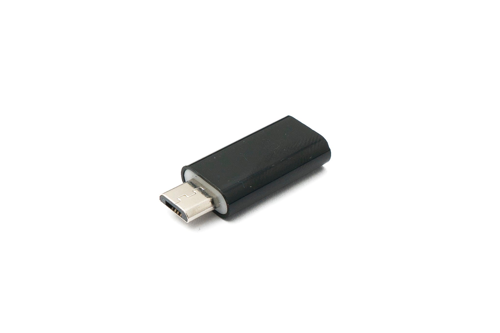 USB-Adapter Typ C Buchse auf Micro B Stecker 2,6 cm schwarz 86959415 | System-S