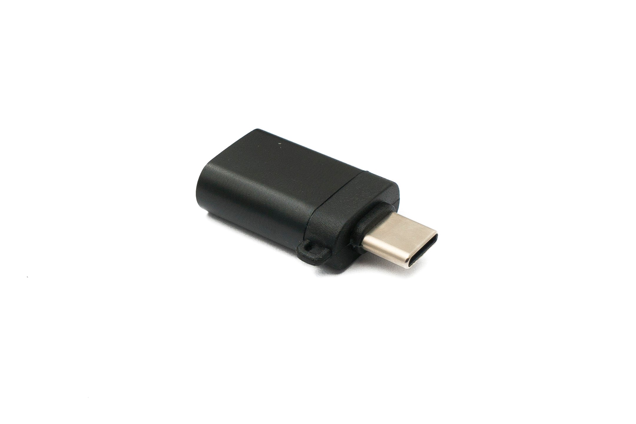 USB-Adapter USB 3.1 Typ C Stecker auf 3.0 Typ A Buchse schwarz mit Schlaufe