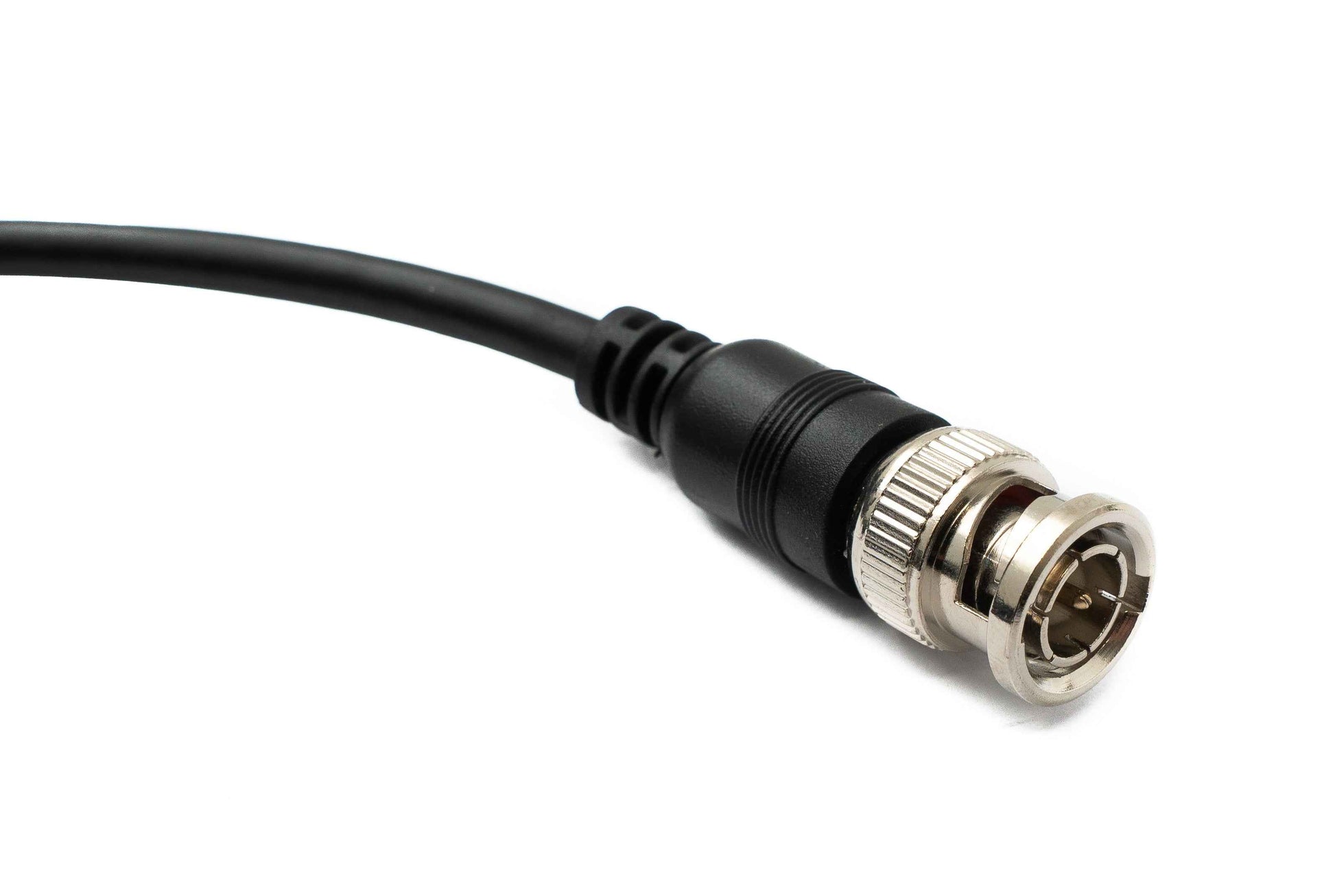 SYSTEM-S Audio Kabel 180 cm 6.35 mm Klinke Stecker zu BNC Buchse AUX in Schwarz