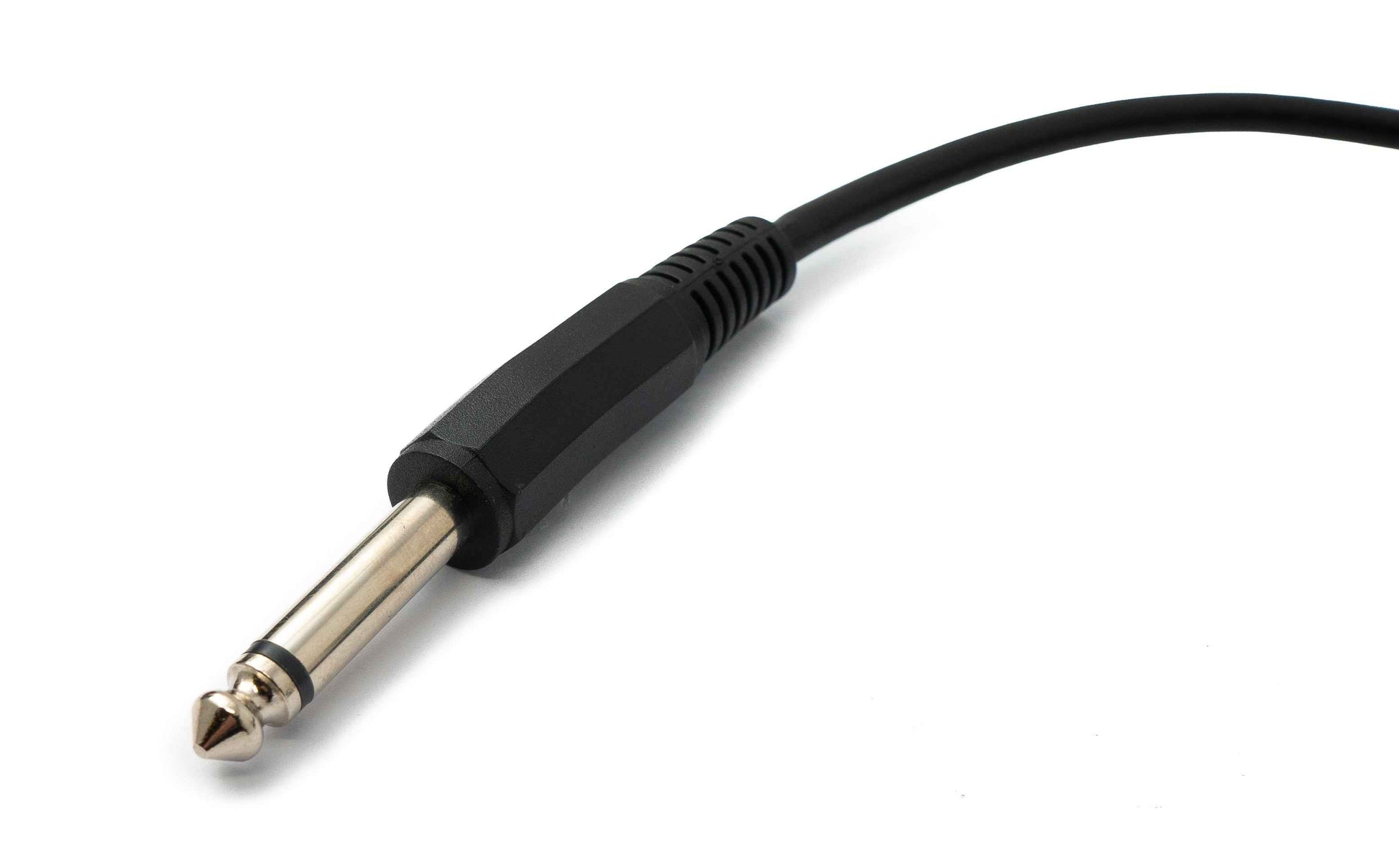 SYSTEM-S Audio Kabel 180 cm 6.35 mm Klinke Stecker zu BNC Buchse AUX in Schwarz