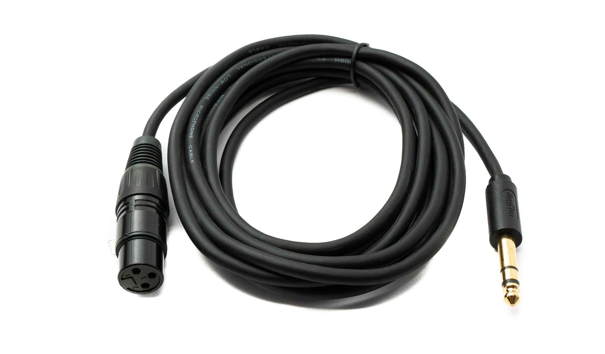 SYSTEM-S Audio Kabel 3 m XLR 3 polig Buchse zu 6.35 mm Klinke Stecker AUX