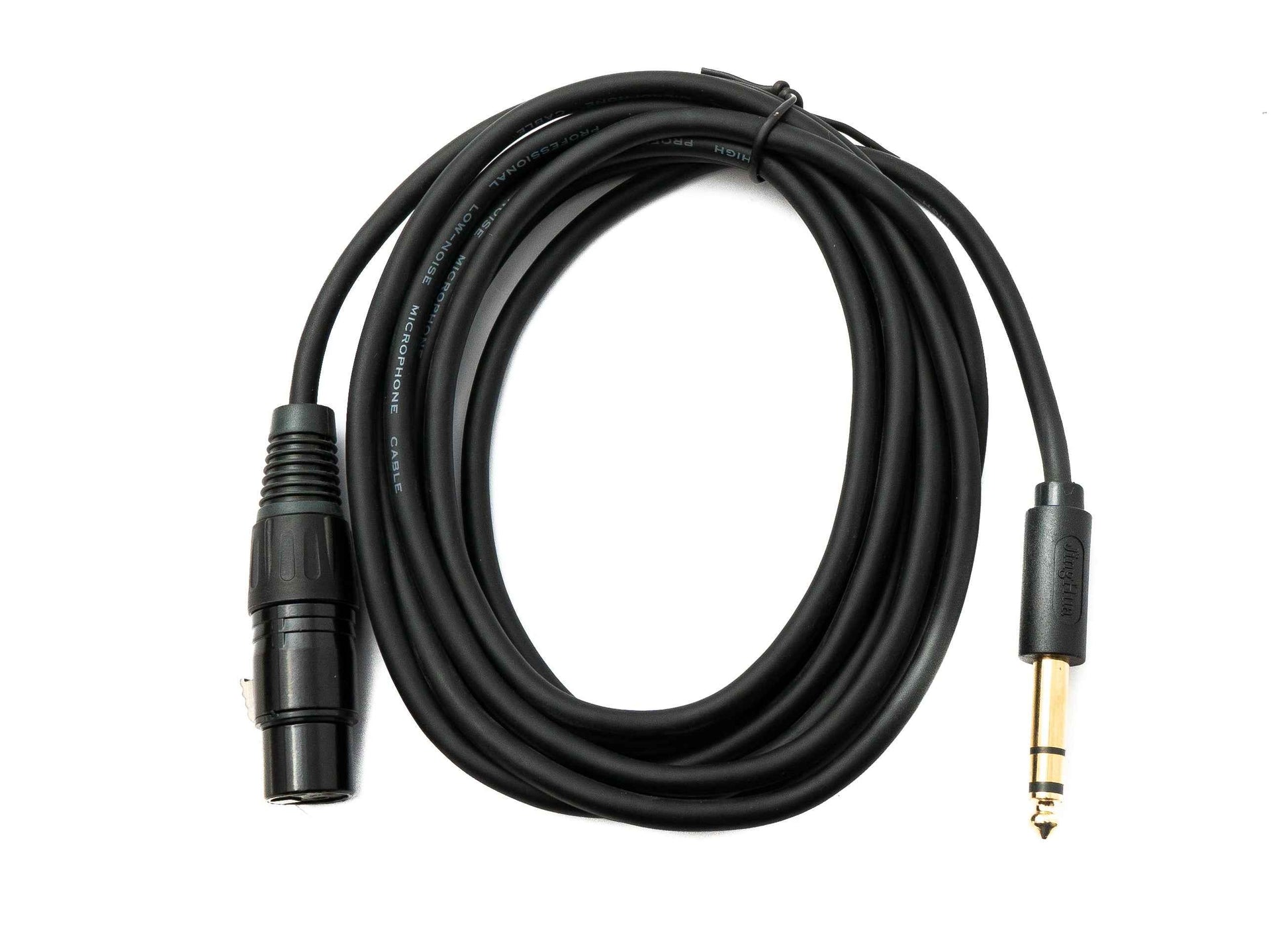 SYSTEM-S Audio Kabel 3 m XLR 3 polig Buchse zu 6.35 mm Klinke Stecker AUX