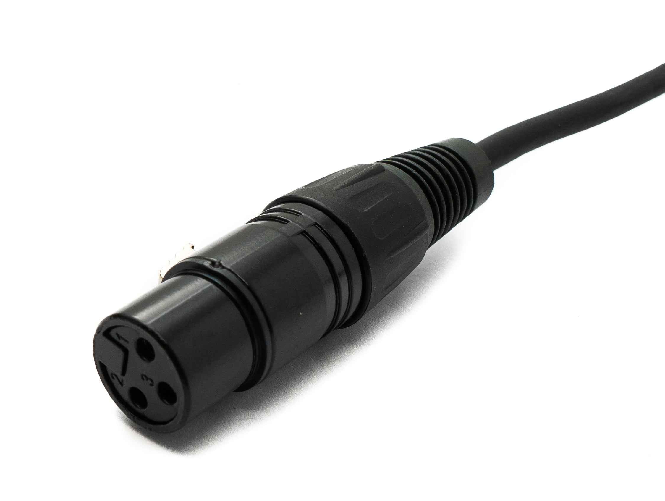 SYSTEM-S Audio Kabel 3 m XLR 3 polig Buchse zu 6.35 mm Klinke Stecker AUX