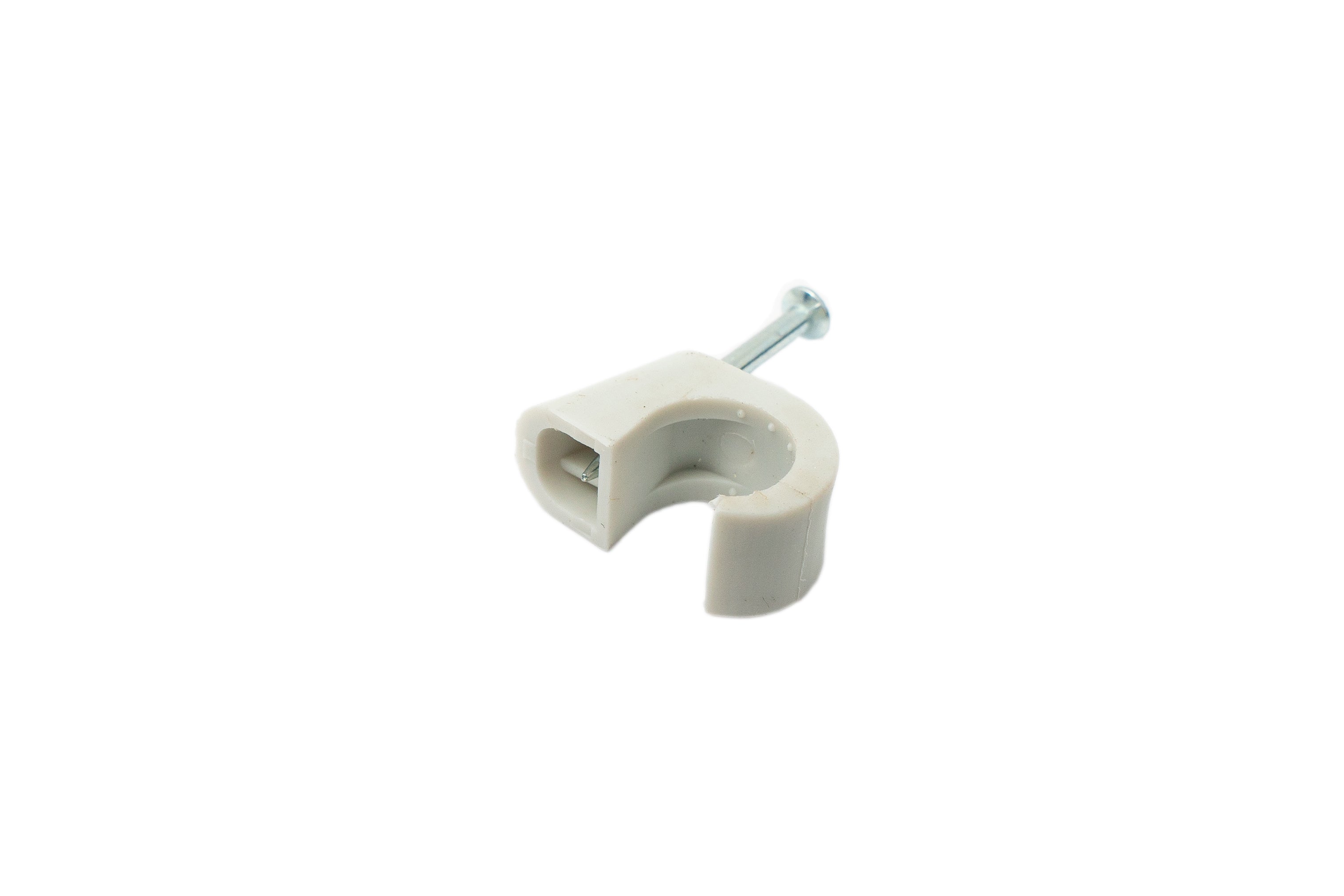 Expressschellen 230er Set Nagel Kabel Schellen 10 mm Clip in Grau | System-S