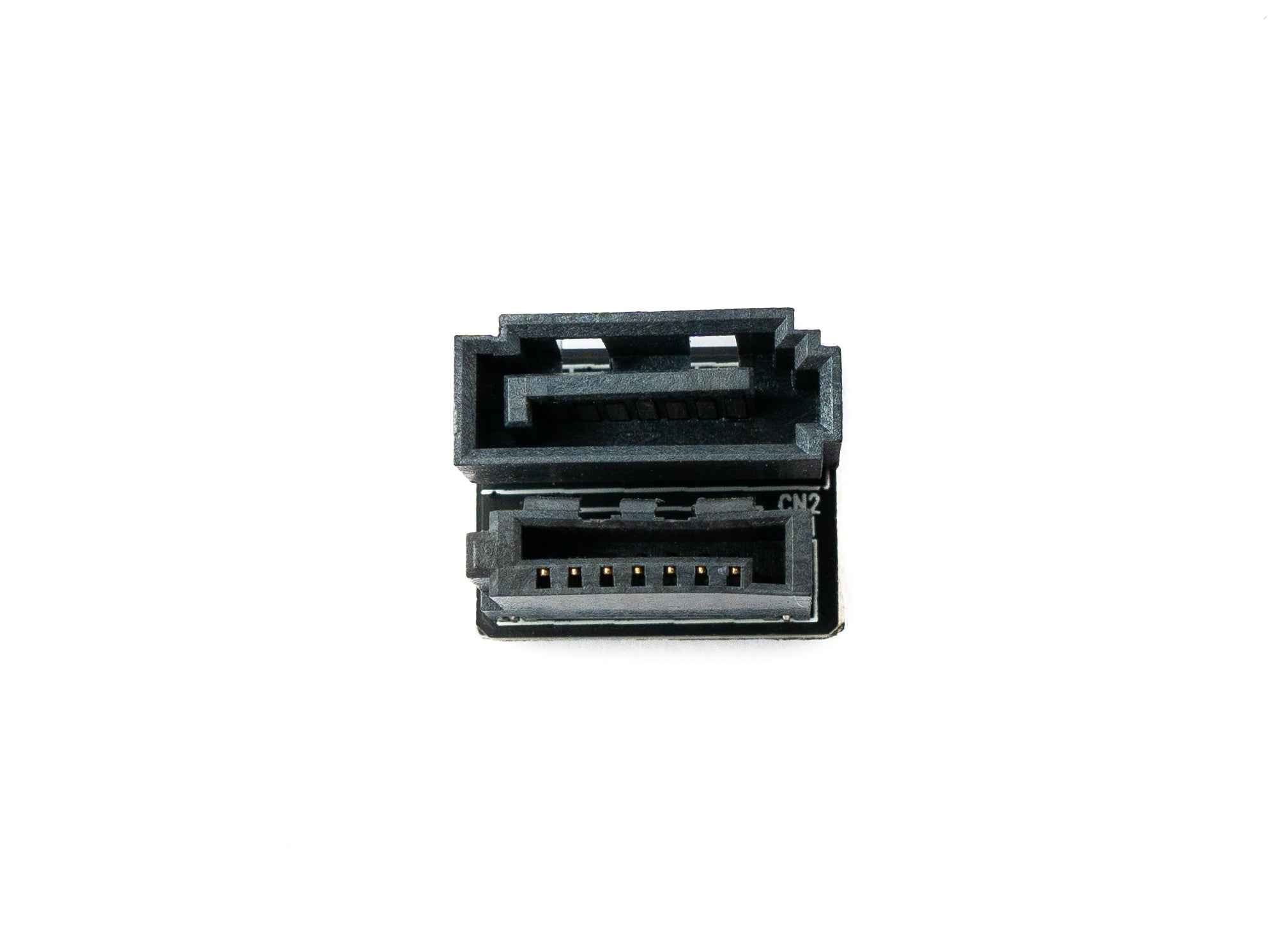 SYSTEM-S SATA U Turn Adapter 7Pin Buchse zu Stecker Kabel 360° für Mainboard SSD HDD