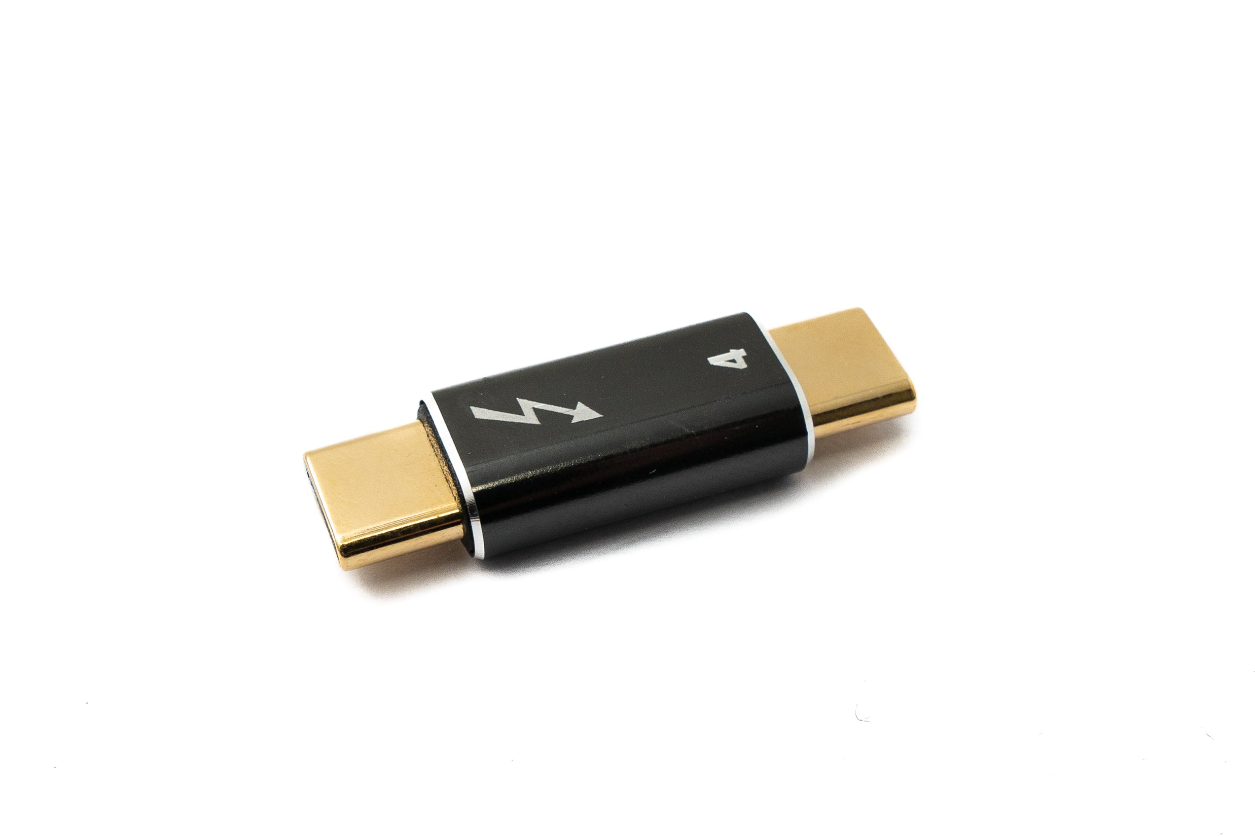 USB4 Adapter USB-C Stecker zu Stecker 40 Gbit/s 100 W grau 81576953 | SYSTEM-S