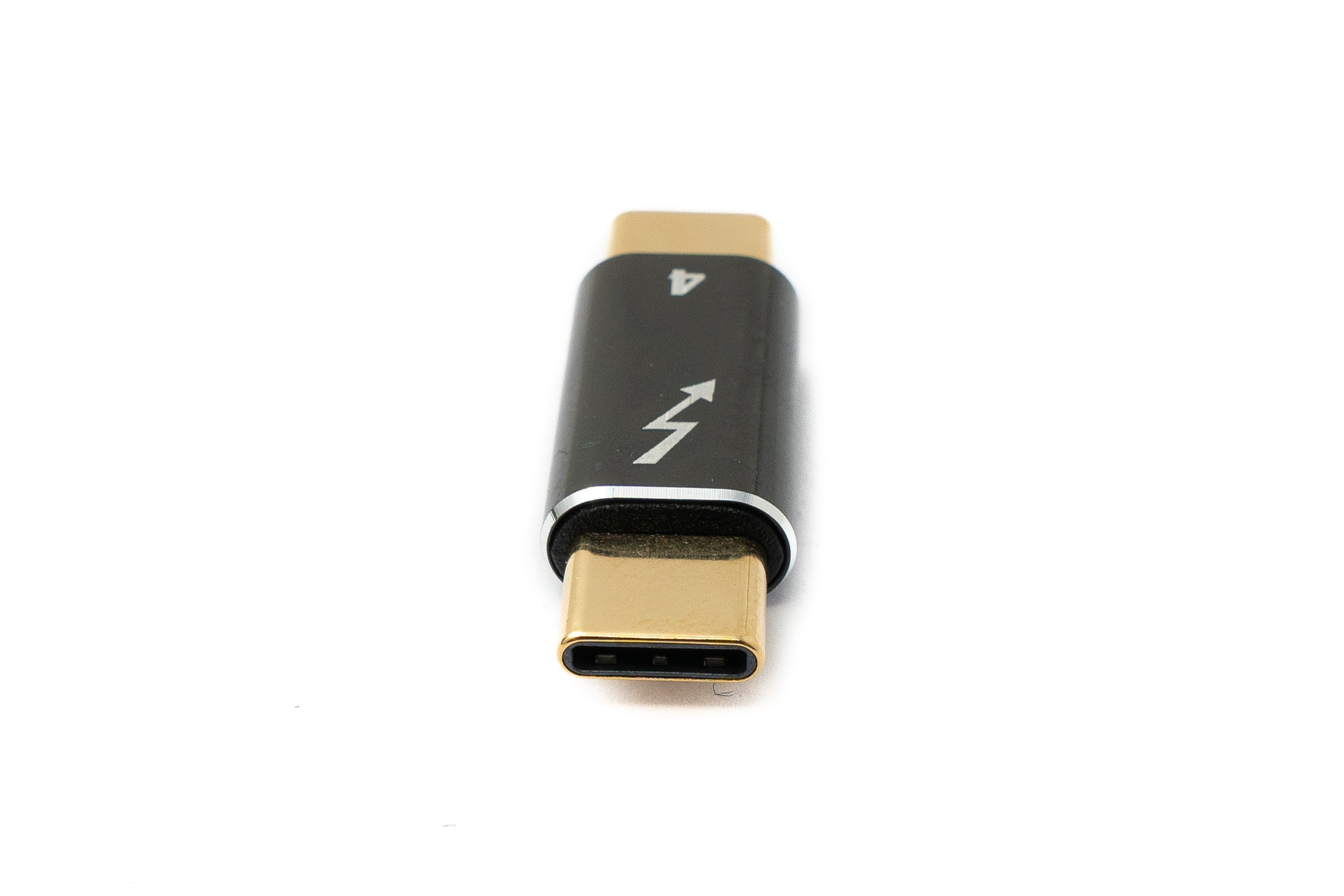 USB4 Adapter USB-C Stecker zu Stecker 40 Gbit/s 100 W grau 81576953 | SYSTEM-S