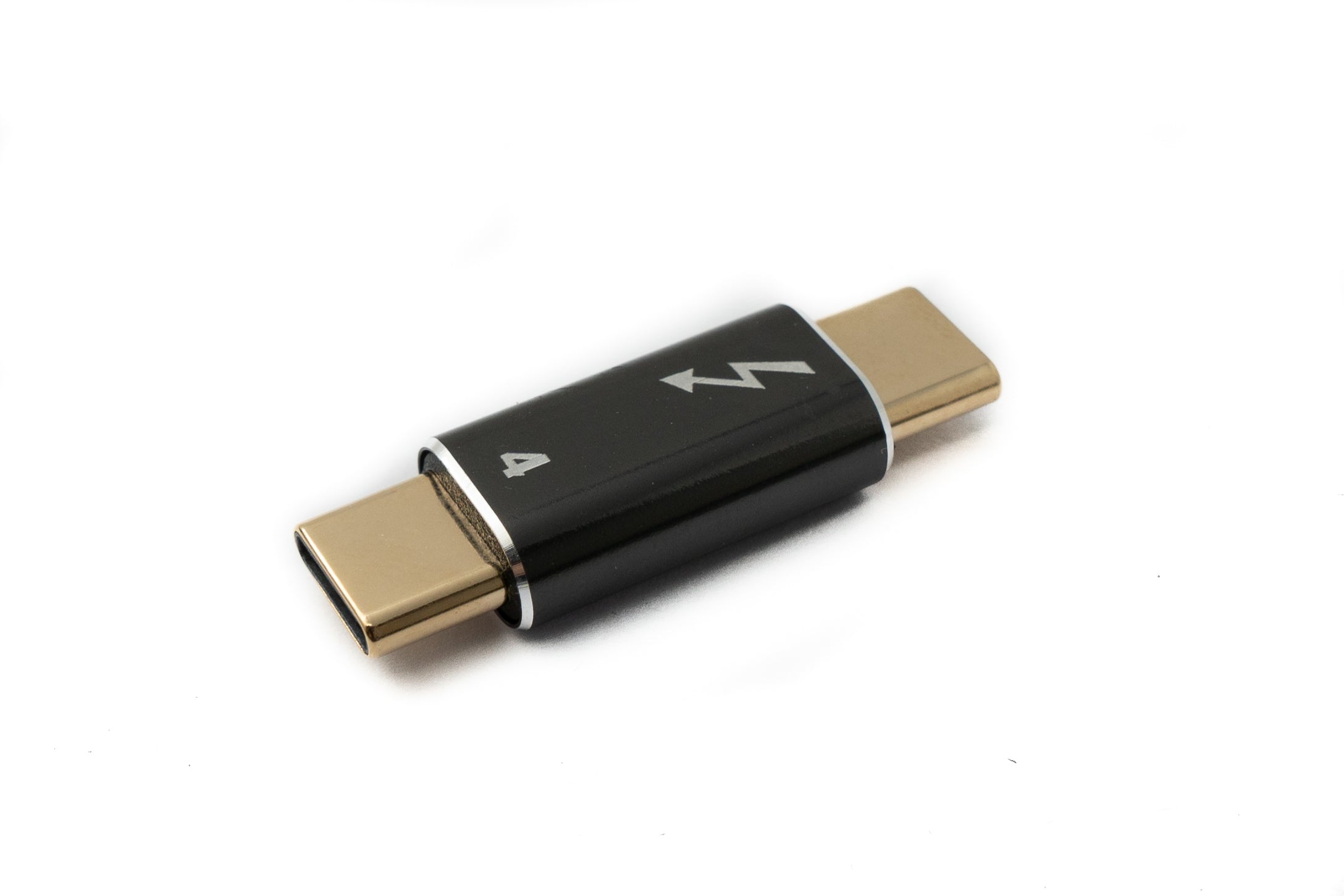 USB4 Adapter USB-C Stecker zu Stecker 40 Gbit/s 100 W grau 81576953 | SYSTEM-S