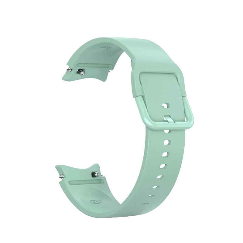 SYSTEM-S Armband 20 mm aus Silikon für Samsung Galaxy Watch 5 4 Smartwatch in Grün