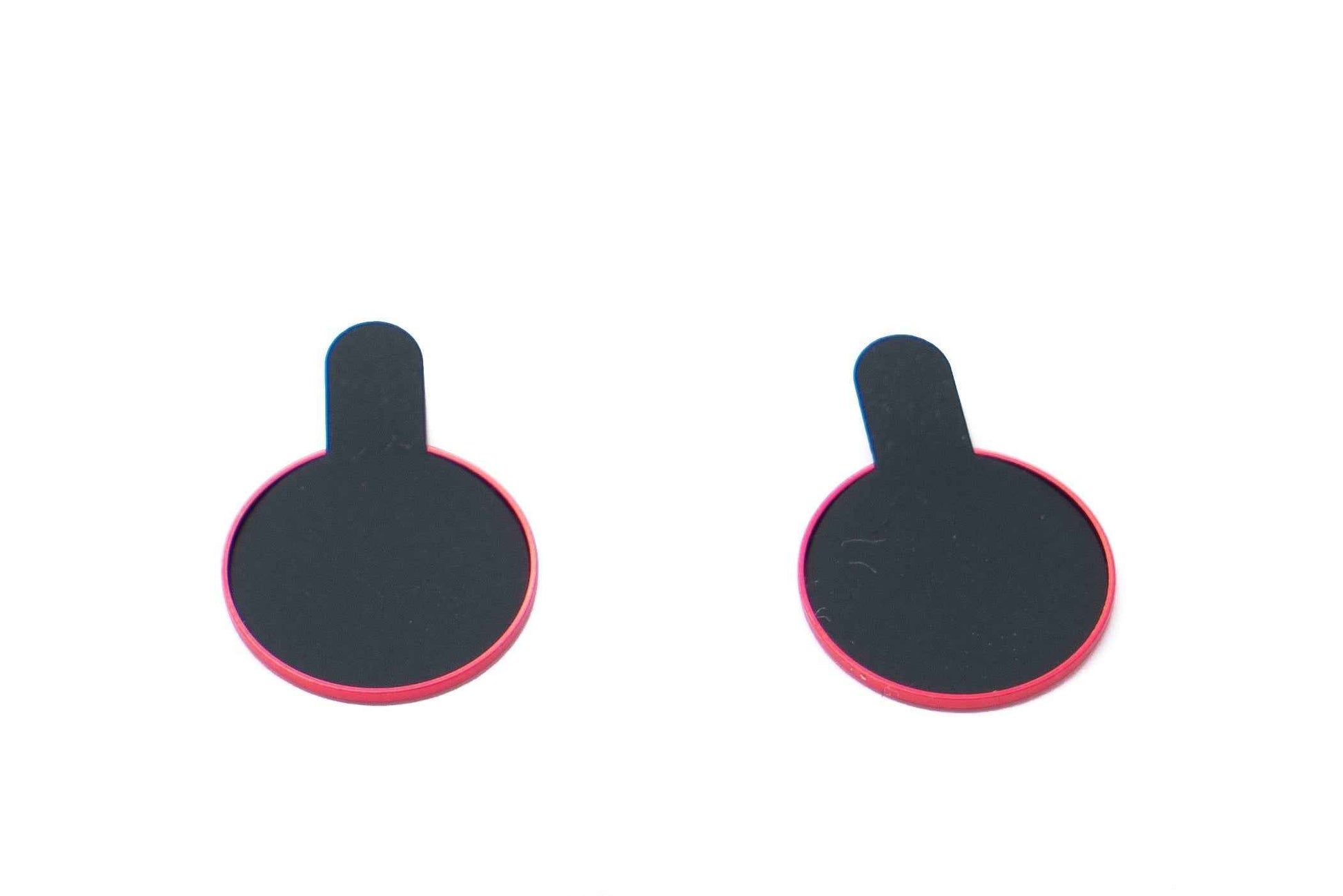 SYSTEM-S Kamera Schutz Linse Objektiv Abdeckung aus Glas Metall für iPhone 11 in Rot